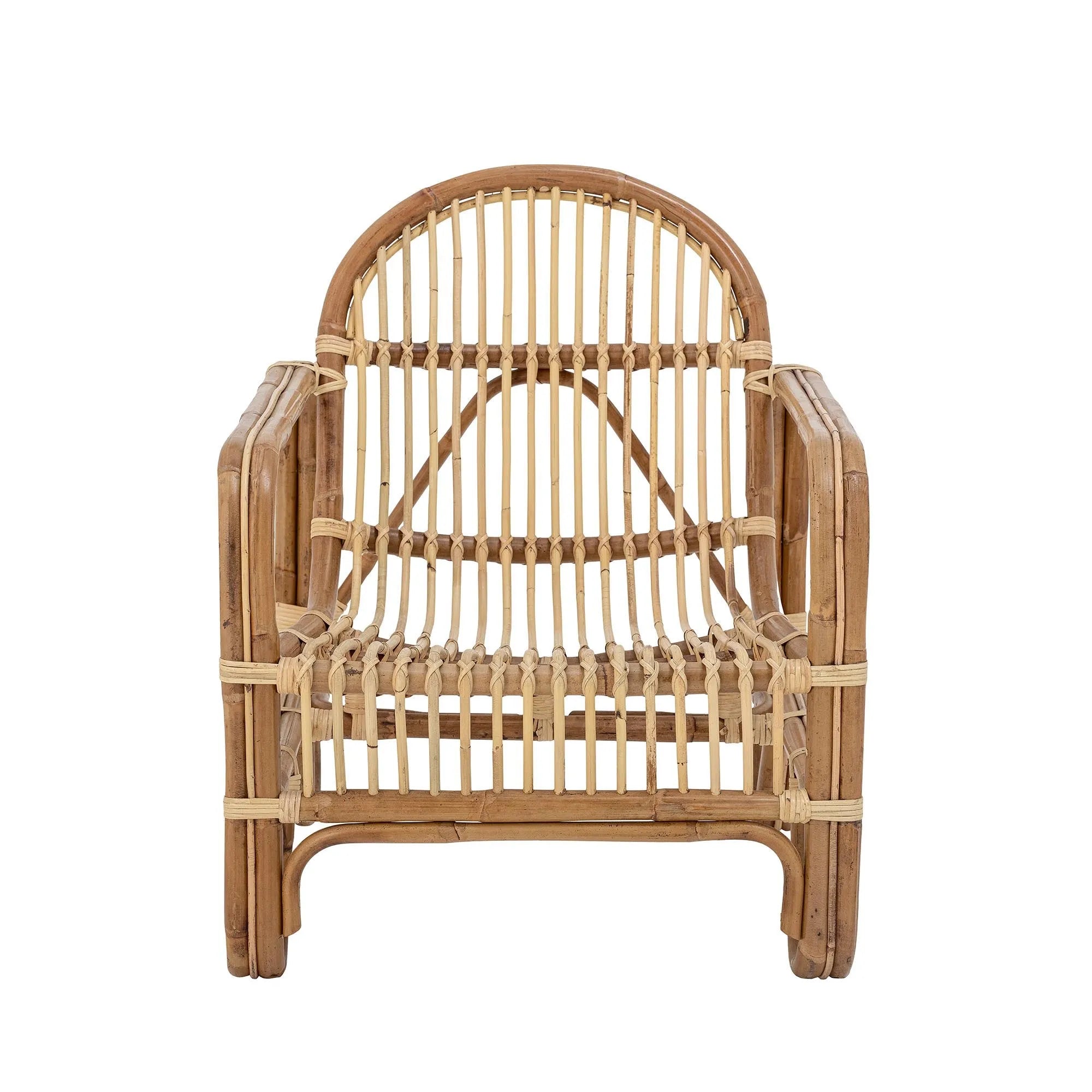 Eleganter Baal Loungesessel aus Rattan, ideal für Wohnzimmer oder Gewächshaus, verleiht jedem Raum Charme und Stil.