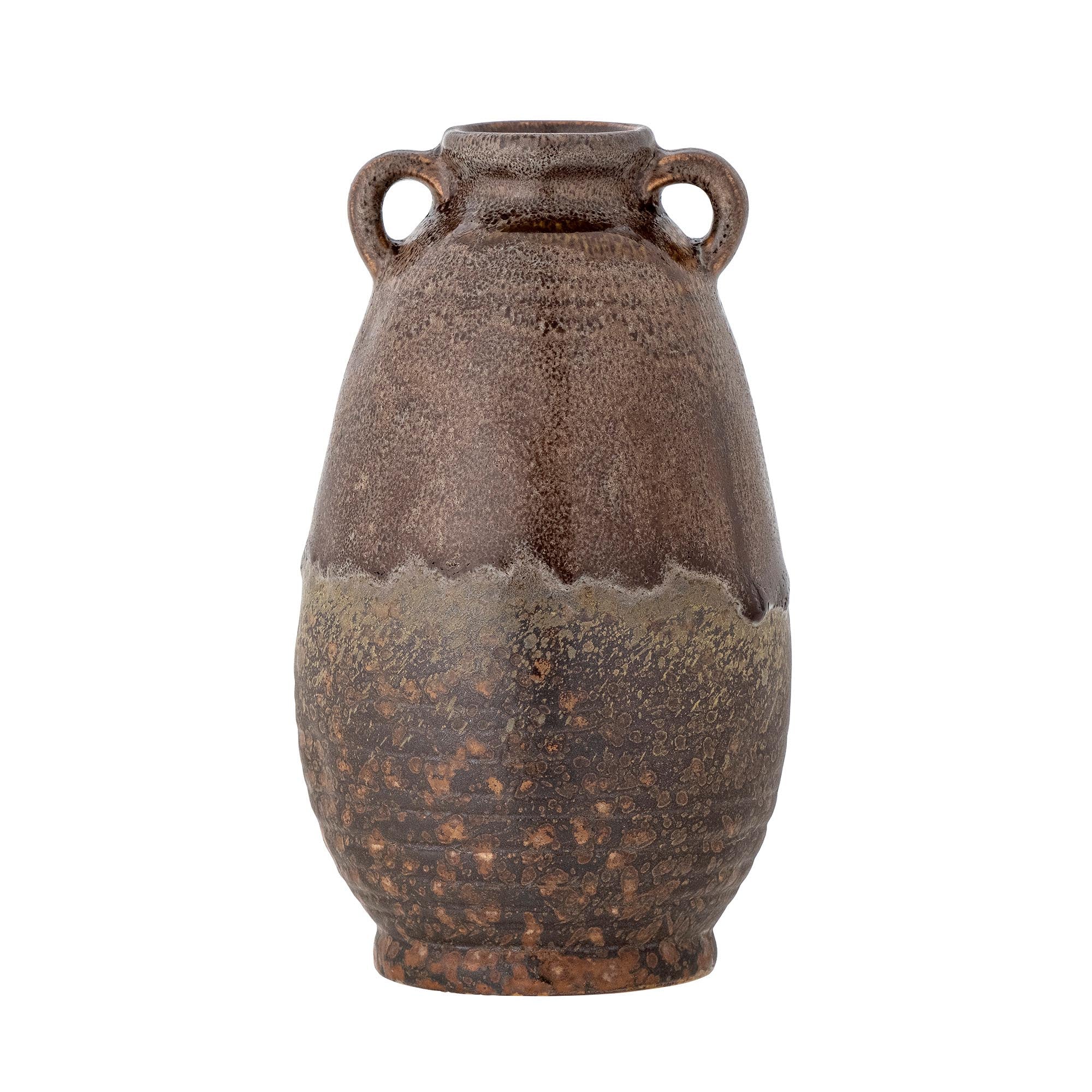 Reina Vase, Braun, Steingut in Brown präsentiert im Onlineshop von KAQTU Design AG. Vase ist von Bloomingville