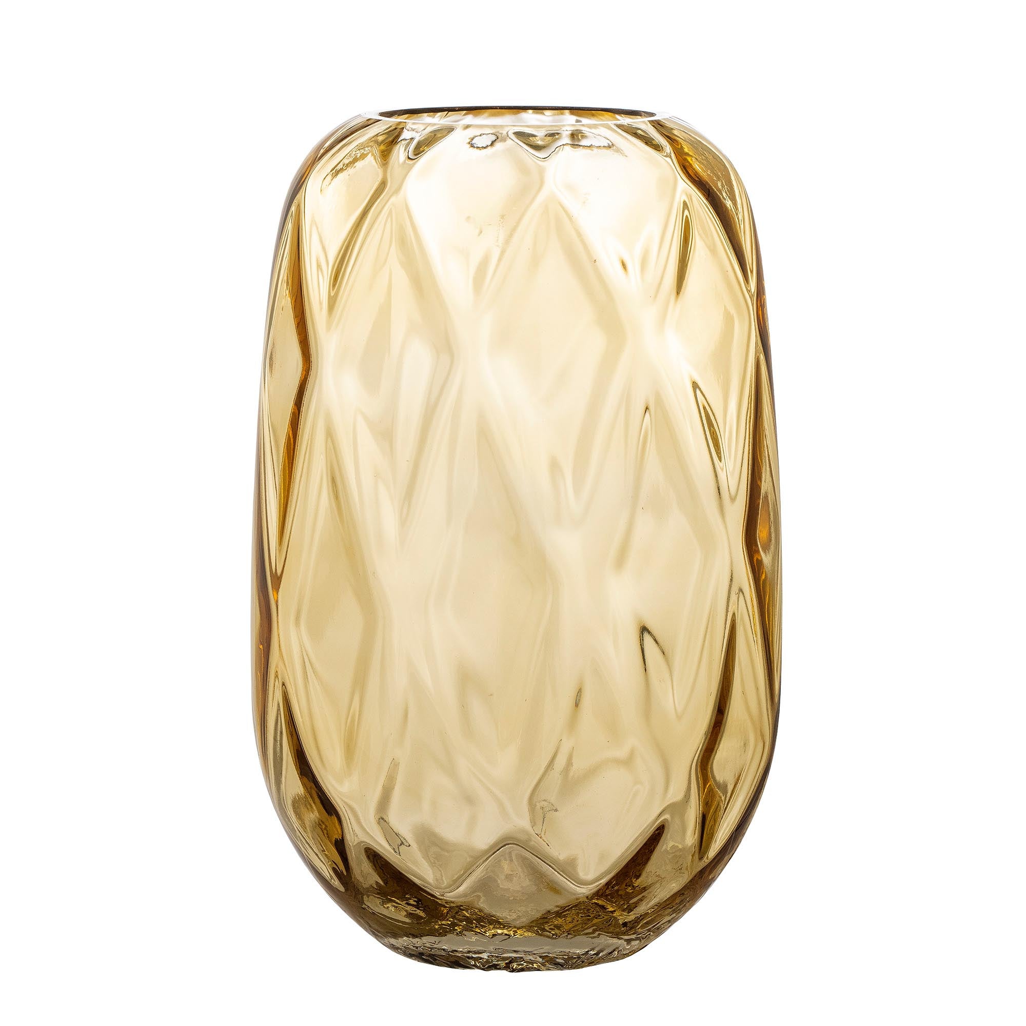 Klarasofie Vase, Gelb, Glas in Yellow präsentiert im Onlineshop von KAQTU Design AG. Vase ist von Bloomingville