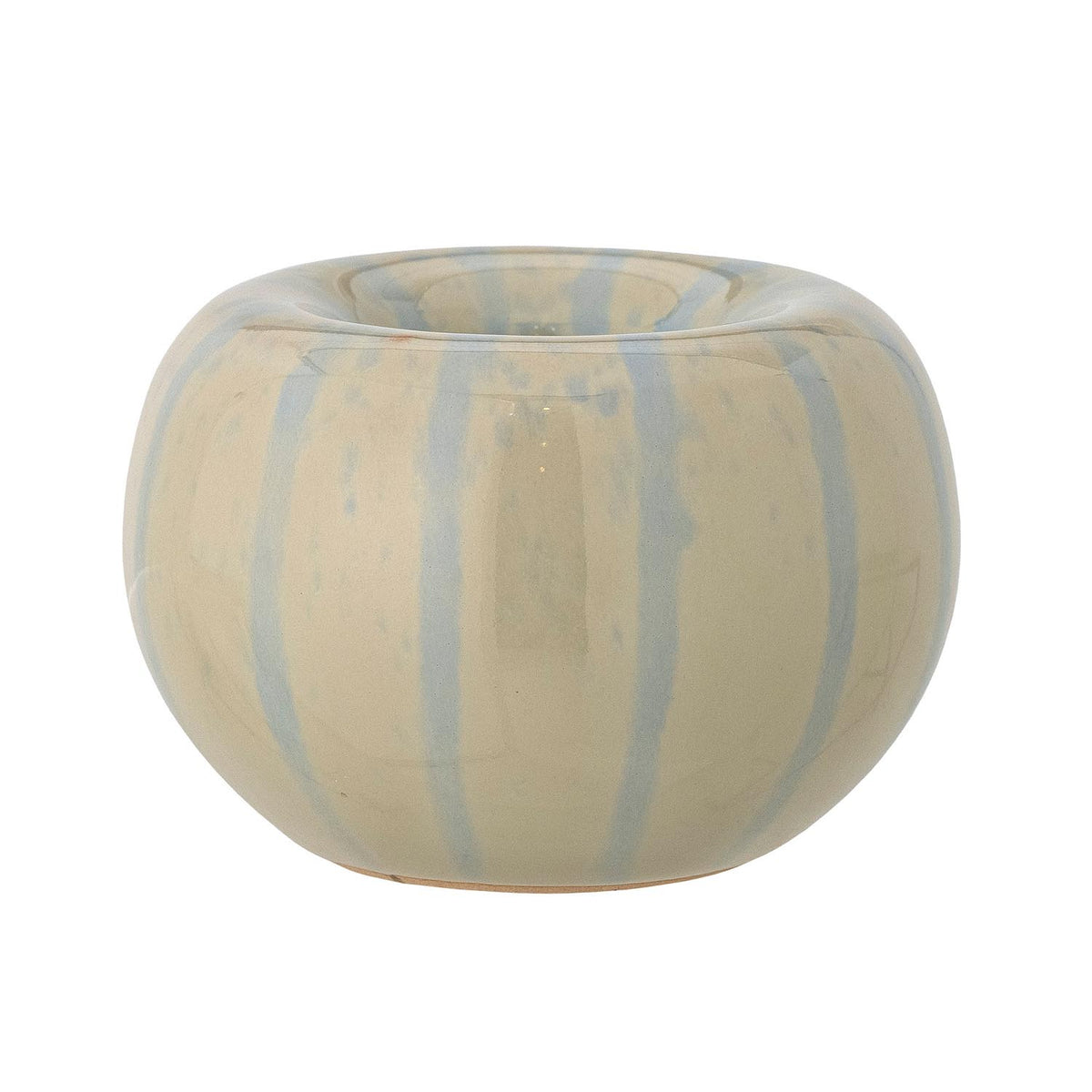 Agate Teelichthalter, Gelb, Steingut in Gelb präsentiert im Onlineshop von KAQTU Design AG. Teelichthalter ist von Bloomingville