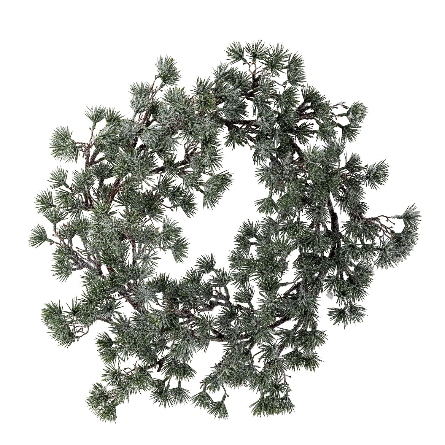 Cedar Kranz, Grün, Künstliche Blumen in Grün präsentiert im Onlineshop von KAQTU Design AG. Kunstpflanze ist von Bloomingville