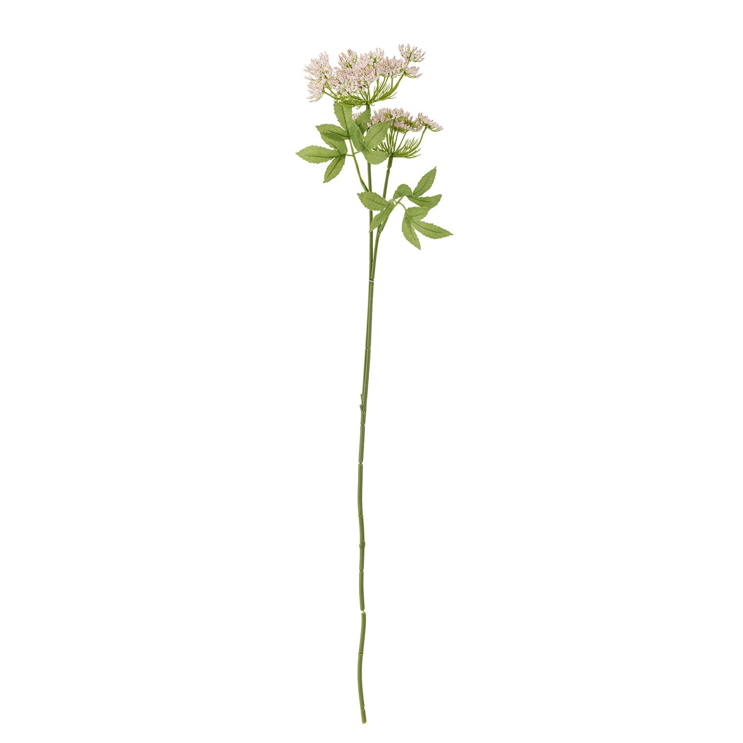 Künstliche Fenchelblume in zartem Rosé, realistisch und pflegeleicht, ideal für Allergiker und stilvolle Dekoration.