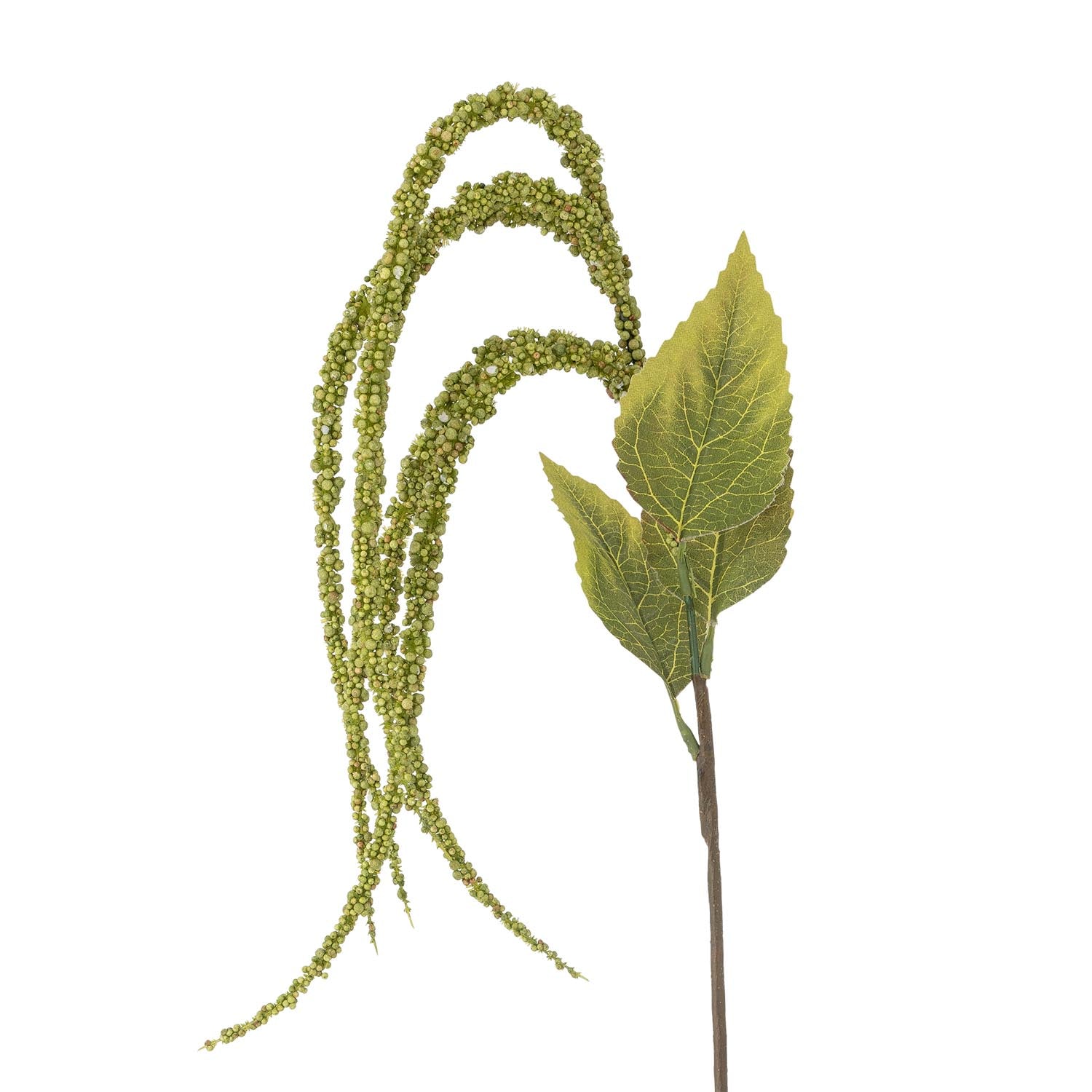 Künstlicher Foxtail-Stiel in Grün von Bloomingville, ideal für stilvolle Dekorationen und langlebige florale Designs.