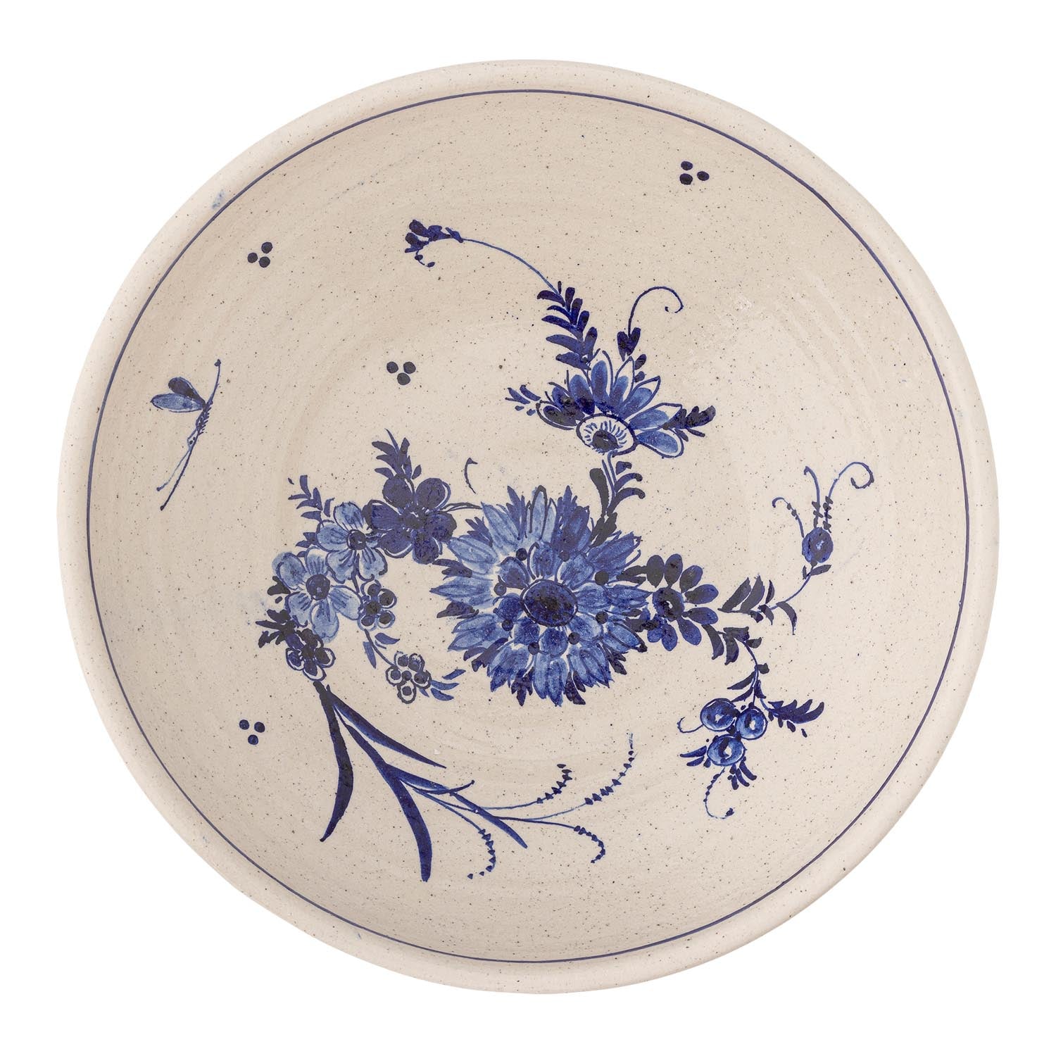 Die Aleni Schale von Creative Collection besticht durch ihr modernes Design aus blauer Terrakotta und zeitlose Eleganz.