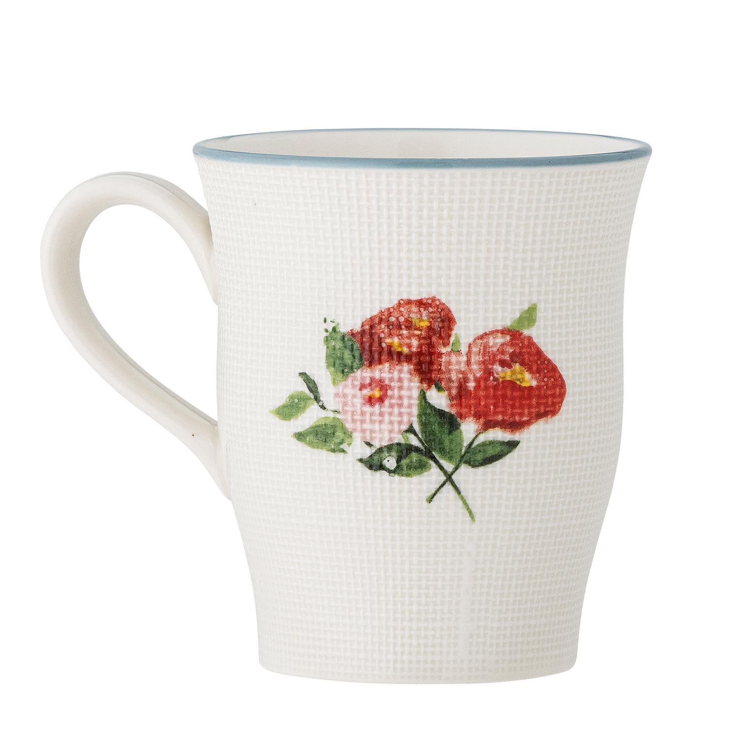 Die Dorothy Becher von Bloomingville, gefertigt aus blauem Steingut, besticht durch ihr elegantes Design und hochwertige Verarbeitung.