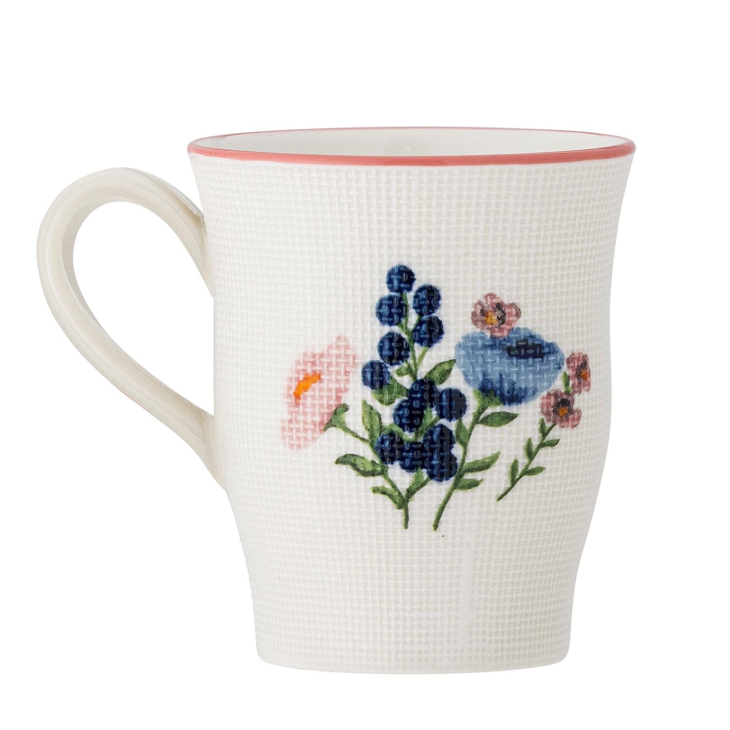 Die Dorothy Becher von Bloomingville in sanftem Rosé besticht durch elegantes Design und langlebiges Steingut.