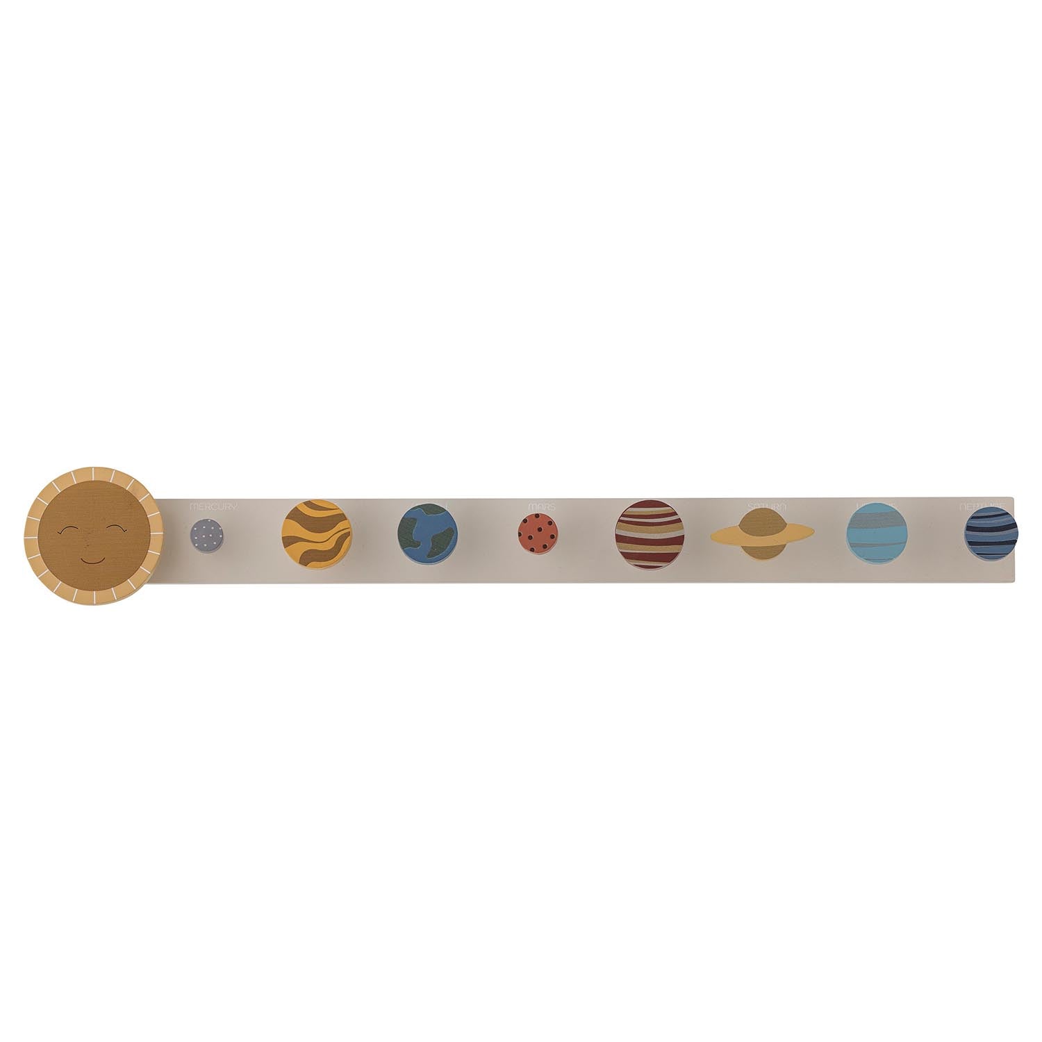 Stilvolle graue Space Garderobe aus FSC®100% MDF von Bloomingville Mini, perfekt für Kinderzimmer, nachhaltig und modern designt.