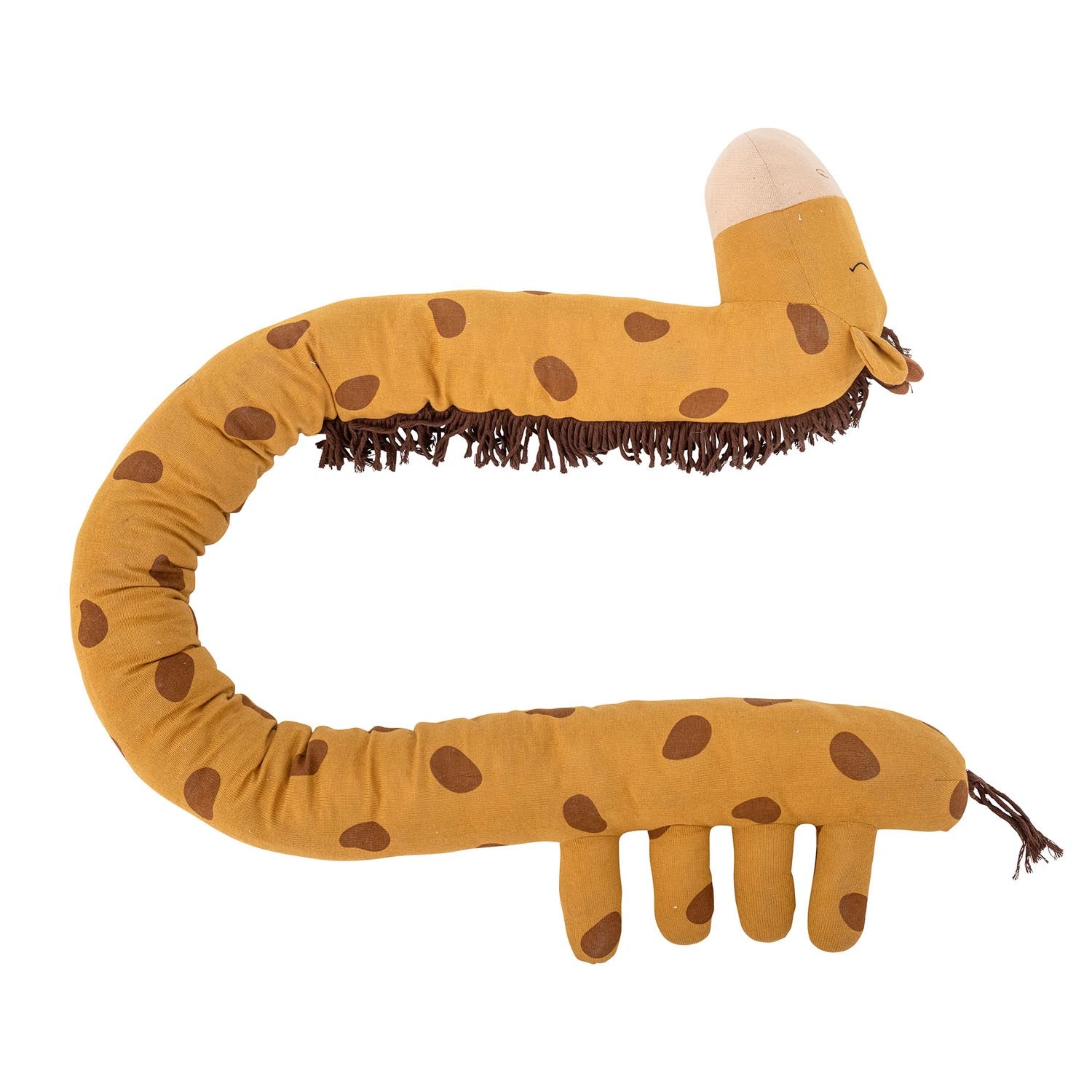 Das Ibber Plüschtier von Bloomingville Mini in Orange aus Baumwolle ist ein weiches und charmantes Kuscheltier für Kinder.