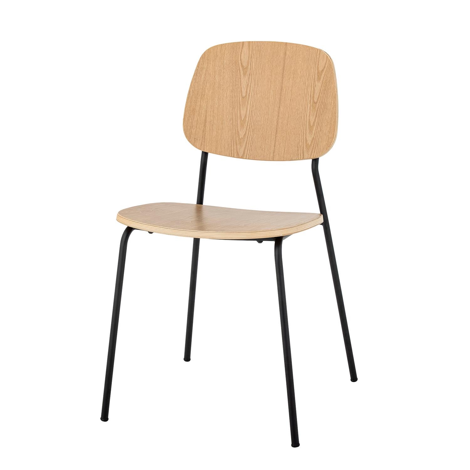 Moderner Monza Esszimmerstuhl aus hochwertigem Sperrholz in Natur von Bloomingville, perfekt für ein elegantes Esszimmer.