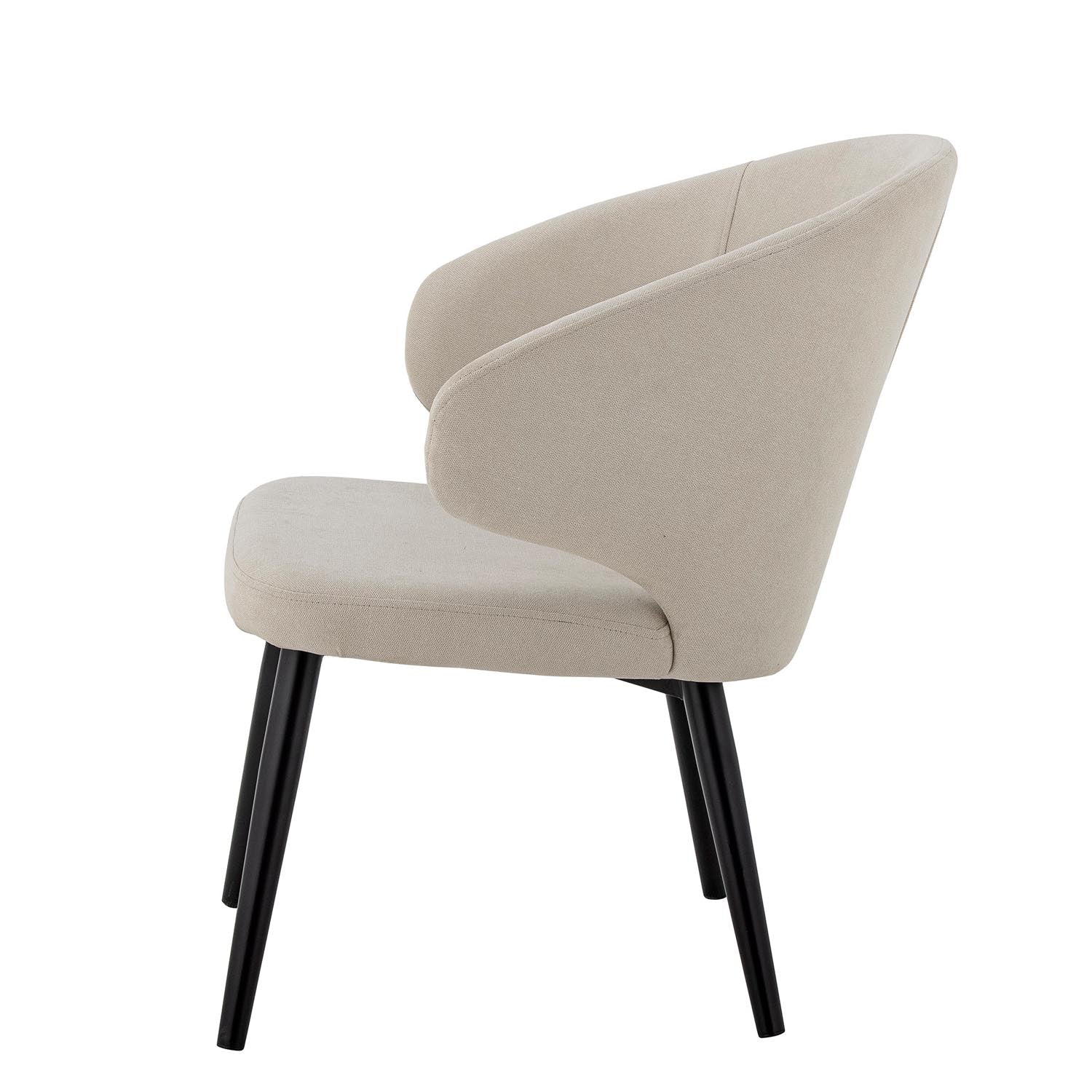 Stilvoller Loon Loungesessel aus natürlichem Polyester von Creative Collection, perfekt für modernes Wohnen.