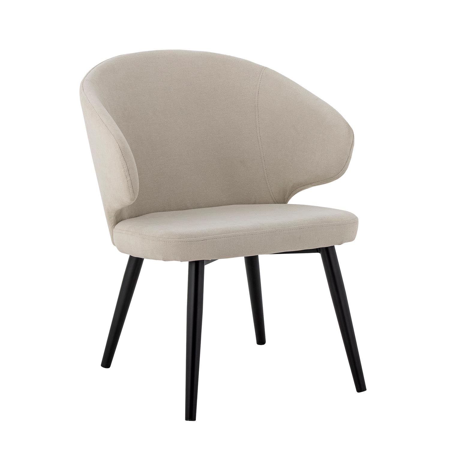 Moderner Loon Loungesessel aus natürlichem Polyester von Creative Collection, perfekt für stilvolle Wohnräume.