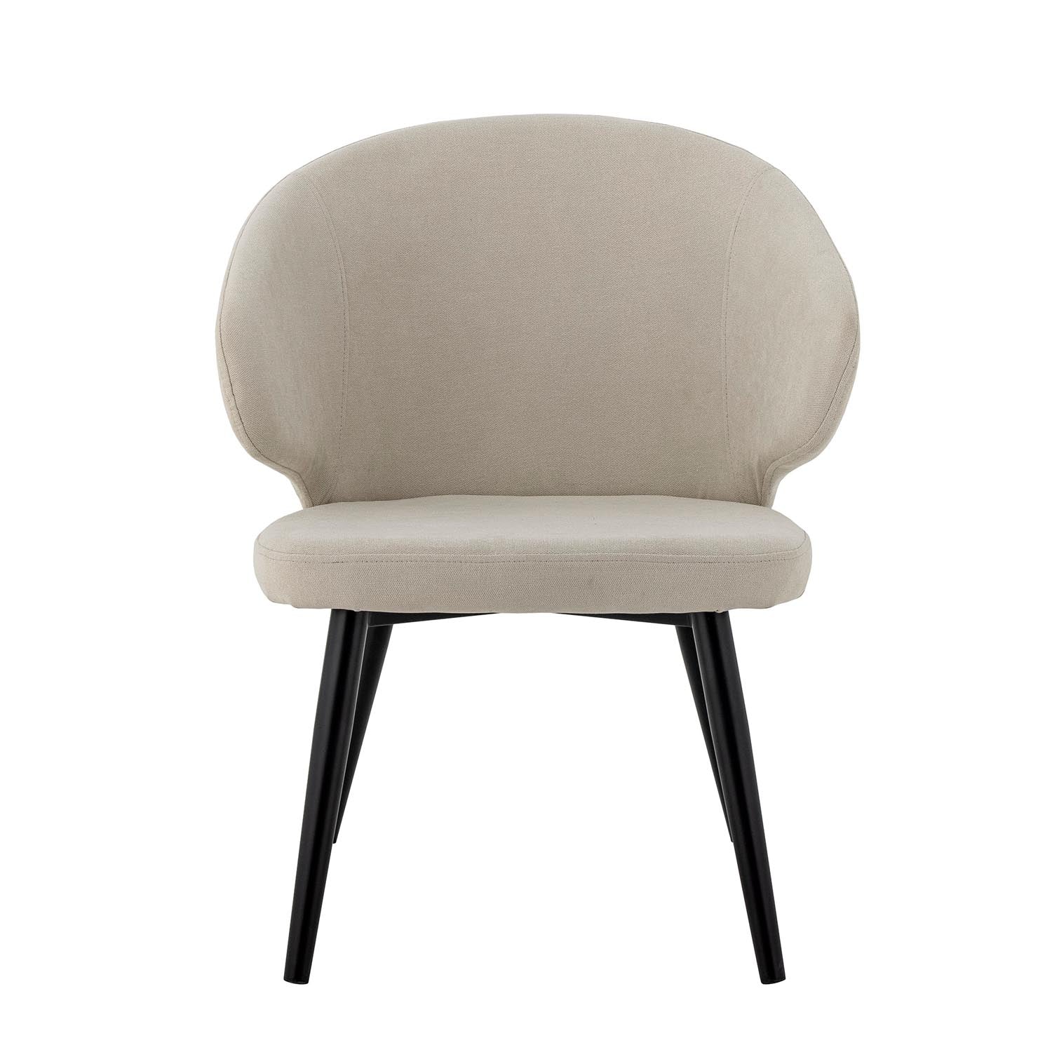 Eleganter Loon Loungesessel aus natürlichem Polyester von Creative Collection, ideal für moderne und gemütliche Wohnräume.