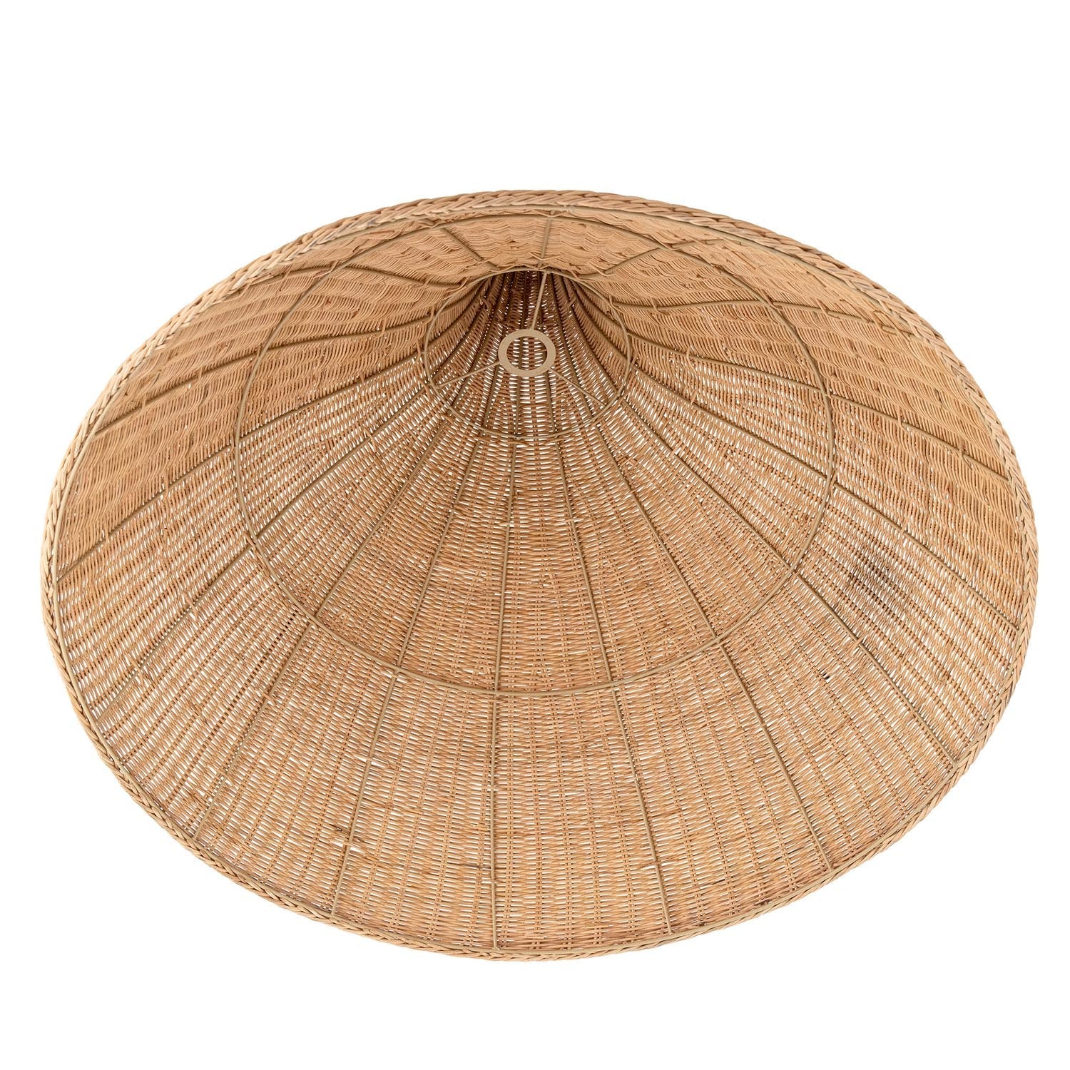 Die Camine Hängeleuchte von Bloomingville aus natürlichem Rattan verleiht Ihrem Zuhause eine warme und stilvolle Atmosphäre.
