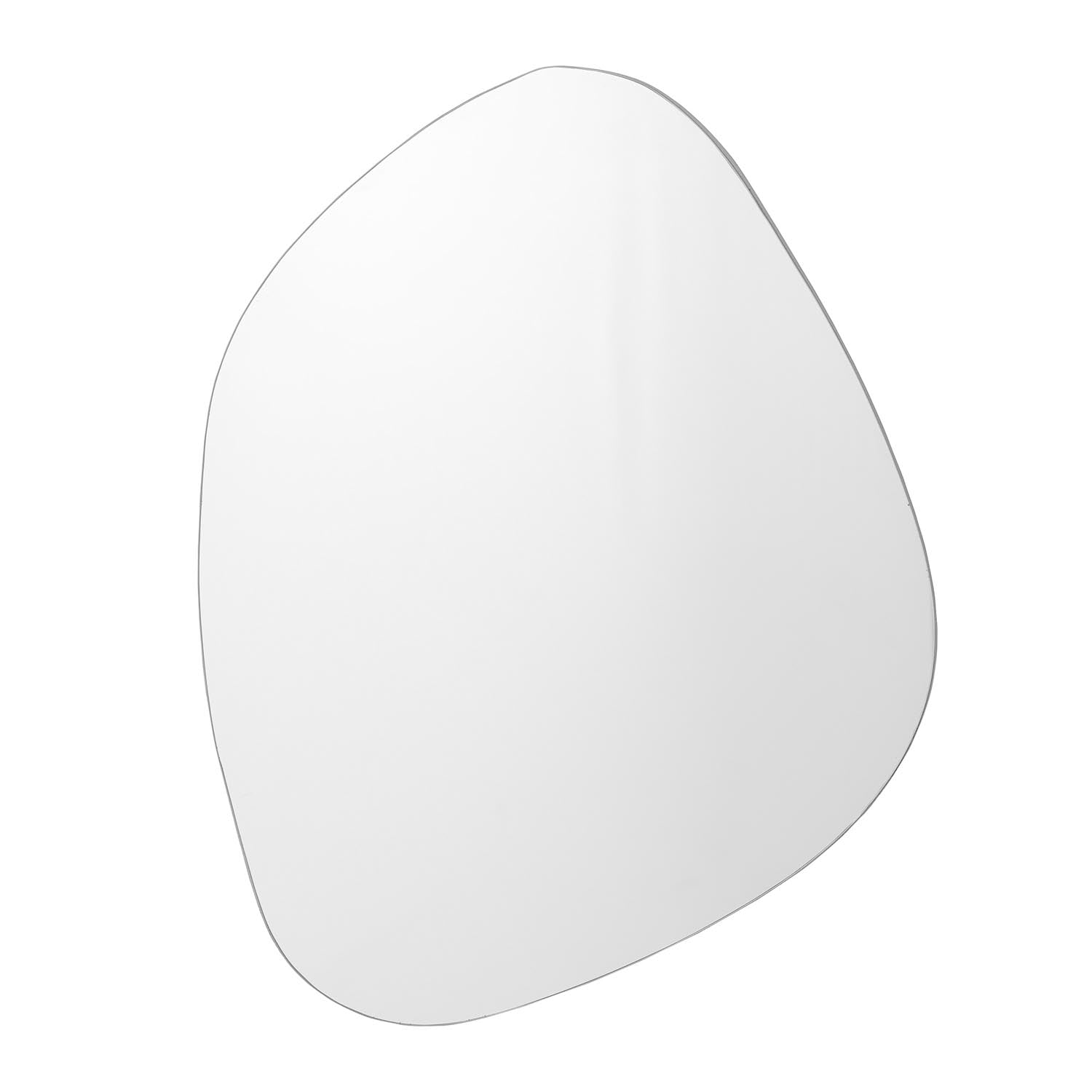 Eleganter Wandspiegel Aimie von Bloomingville, silberner Rahmen, Glasdesign, ideal für moderne und geschmackvolle Raumgestaltung.