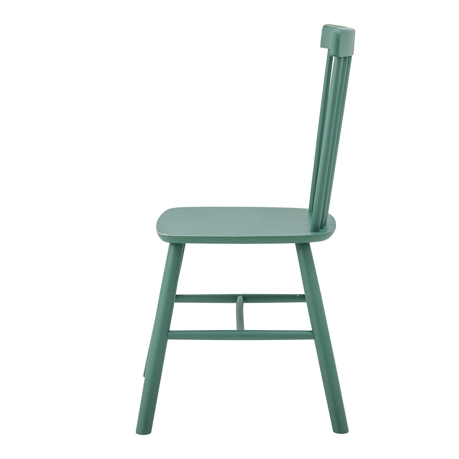 Der Mill Esszimmerstuhl in Grün aus Kiefernholz vereint modernes Design mit Komfort, perfekt für stilvolle Essbereiche.
