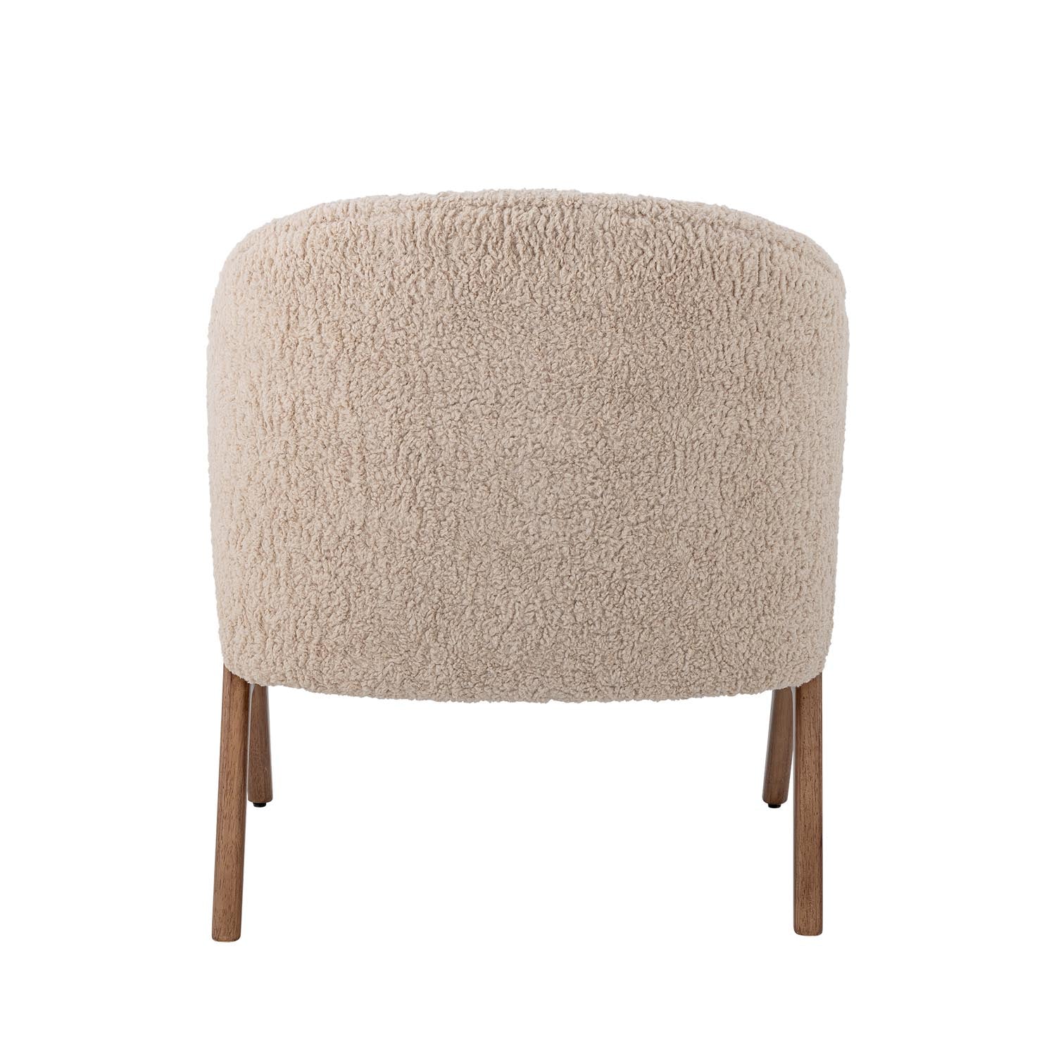 Eleganter Camino Loungesessel aus Gummibaumholz von Bloomingville, ideal für stilvolle und komfortable Wohnräume.