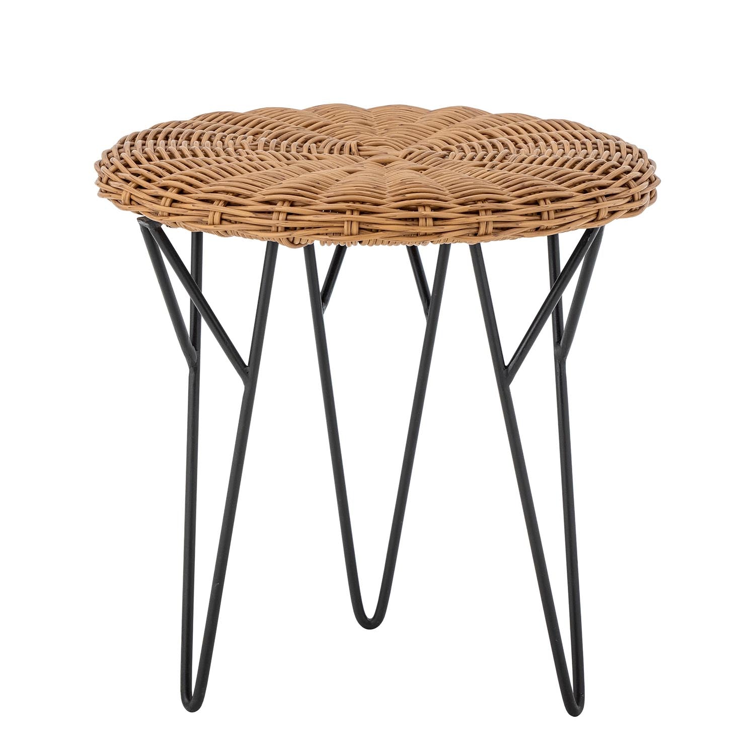 Stilvoller Roccas Couchtisch aus Polyrattan in Braun, ideal für drinnen und draussen. Langlebig, vielseitig und pflegeleicht.