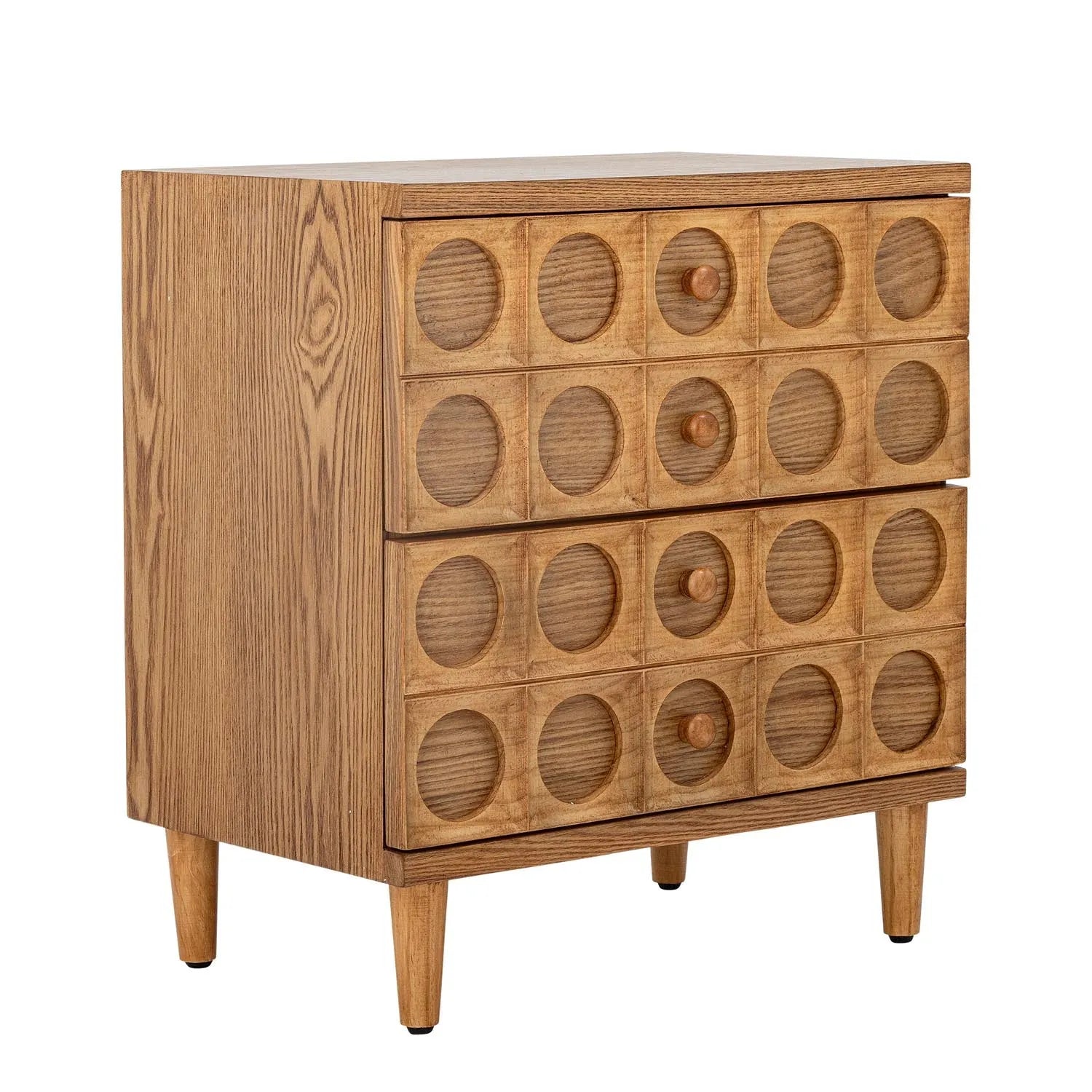 Elegante braune Vester Schubladen aus MDF von Bloomingville, ideal für stilvolle Aufbewahrung und modernes Wohndesign.