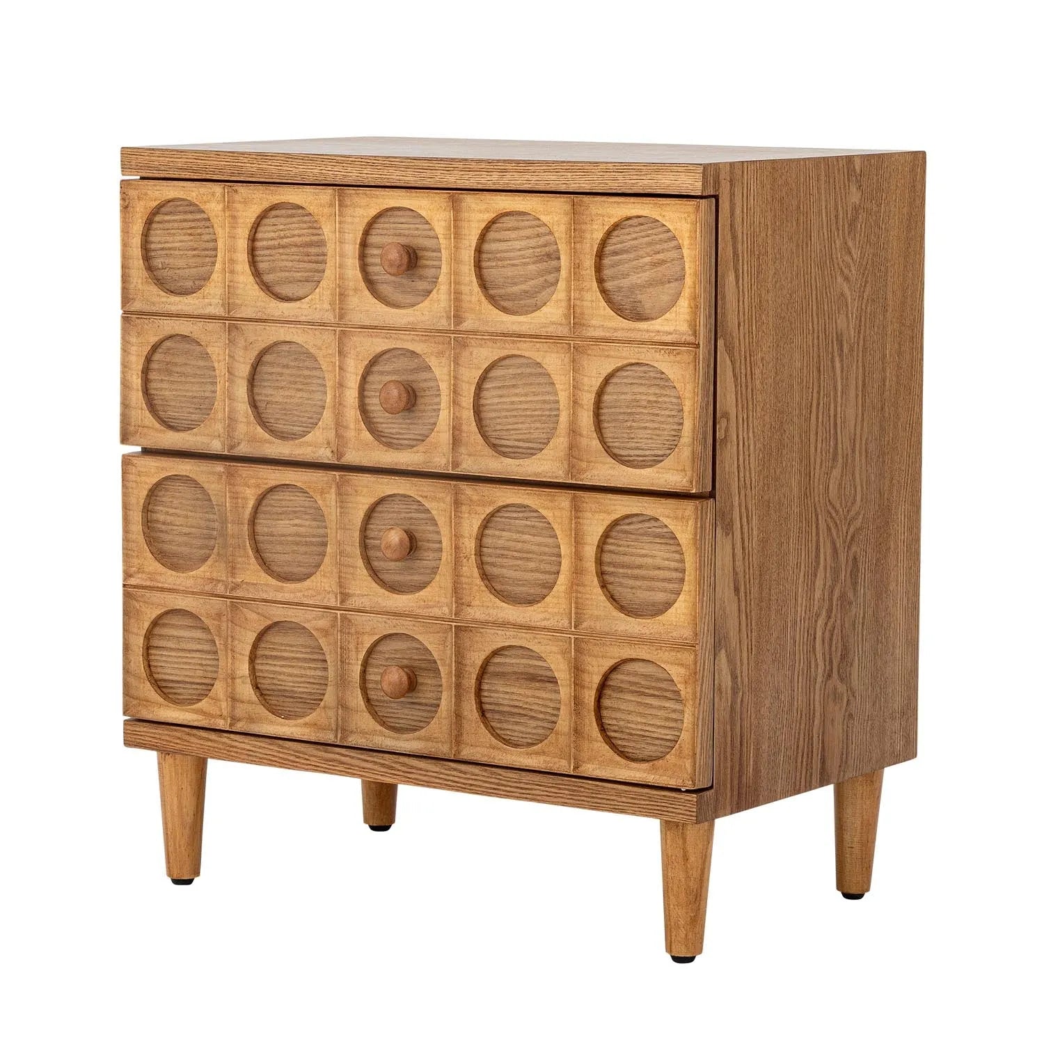 Elegante braune Vester Schubladen aus MDF von Bloomingville, ideal für stilvolle Aufbewahrung und modernes Wohndesign.