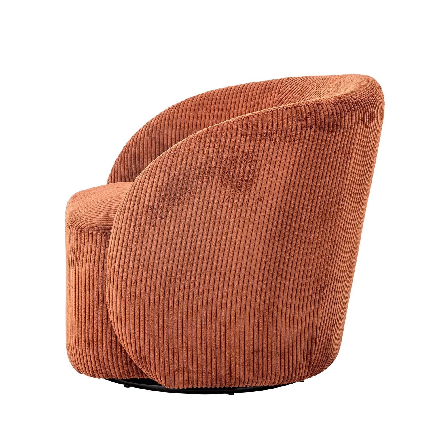 Der Pradi Loungesessel von Bloomingville in Orange kombiniert stilvolles Design mit einem bequemen Polyesterbezug für modernes Wohnen.