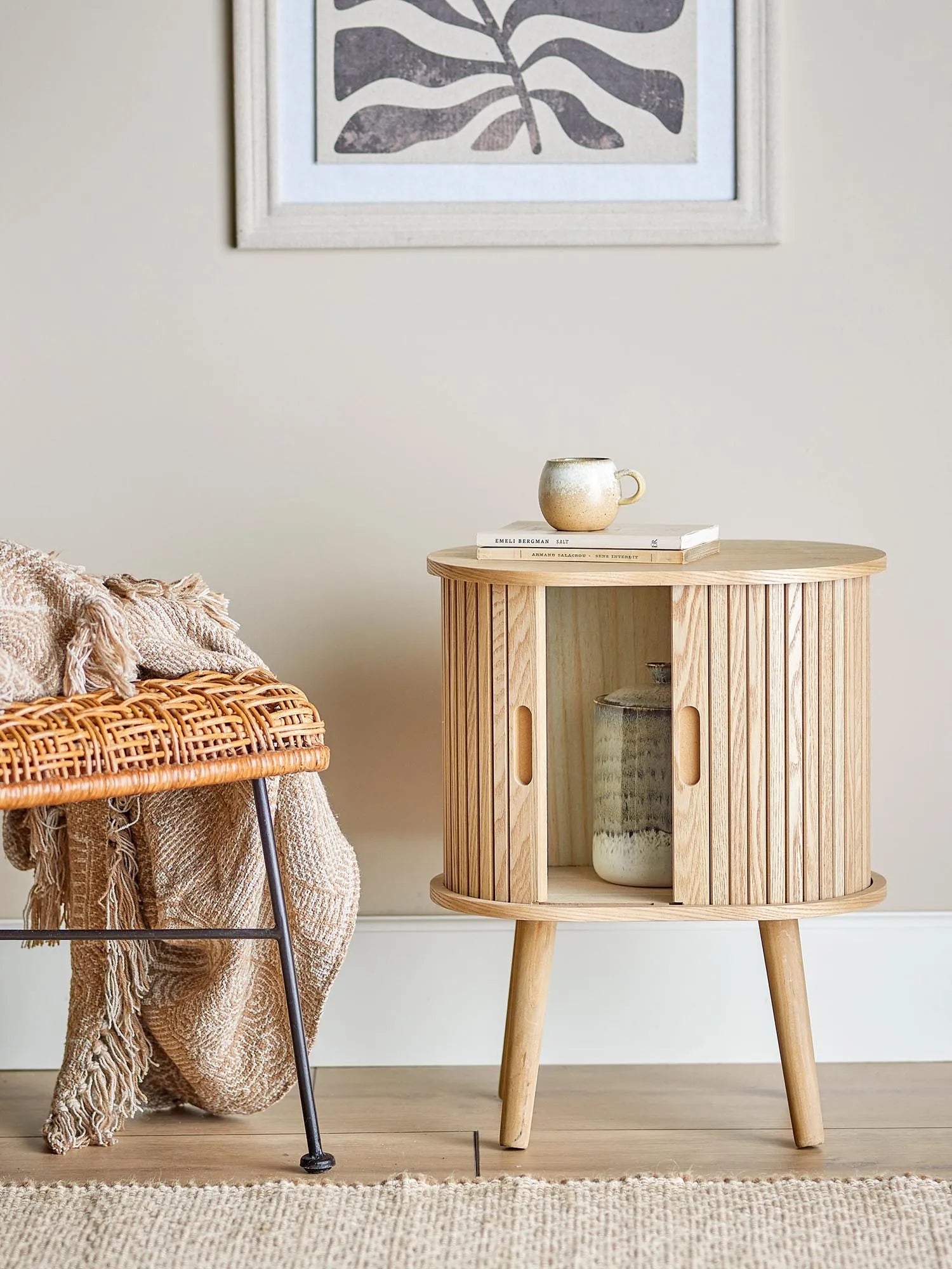 Salento Kabinett, Natur, MDF in Natur präsentiert im Onlineshop von KAQTU Design AG. Cabinet ist von Bloomingville