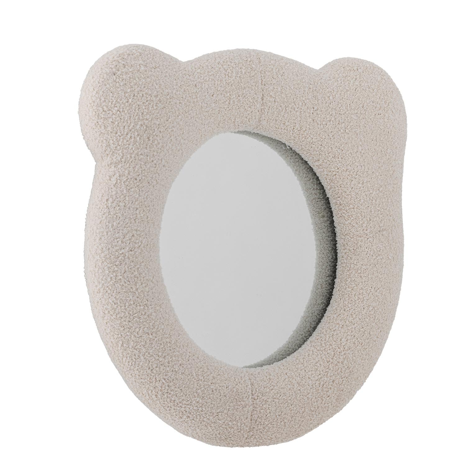 Der weisse Baily Wandspiegel von Bloomingville Mini aus Polyester ist ein charmantes und funktionales Highlight für Kinderzimmer.