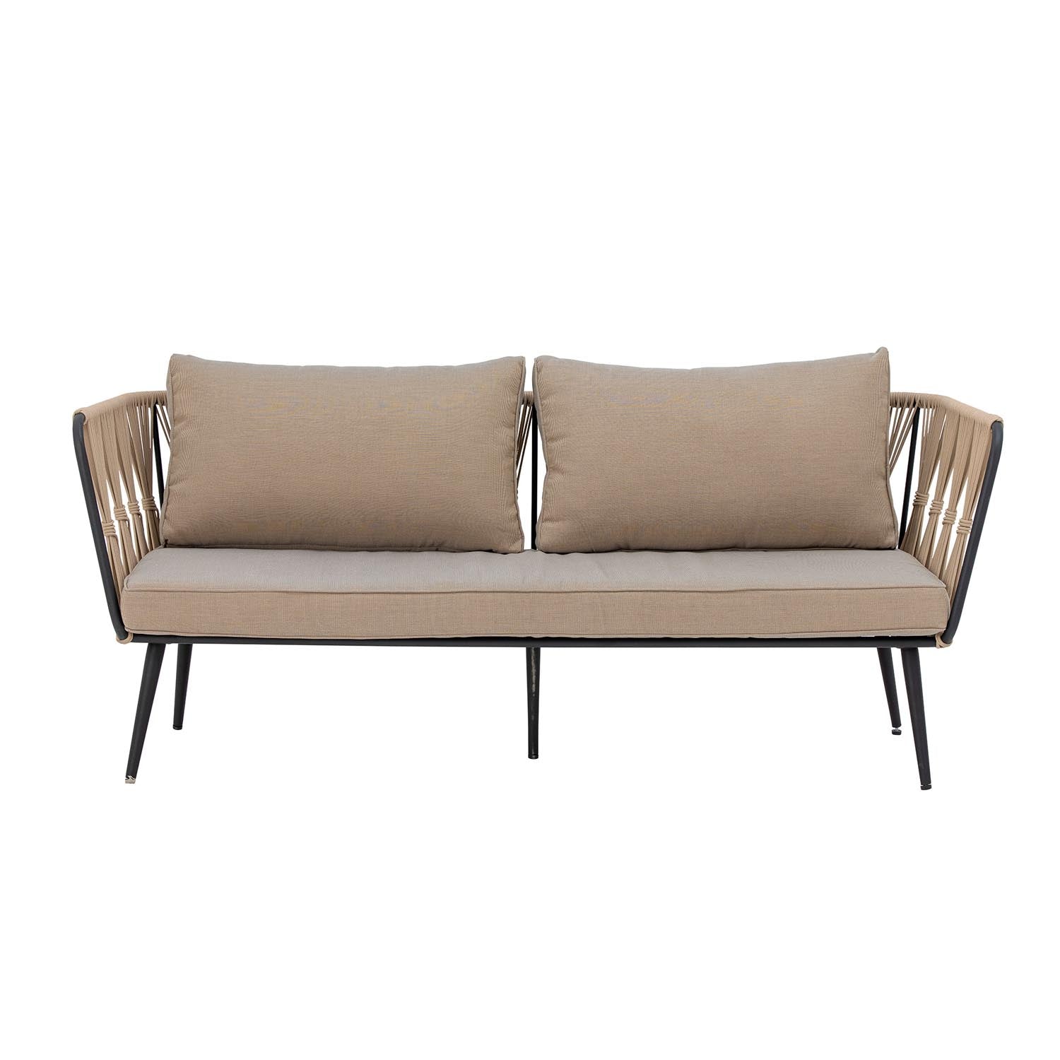 Pavone Fire-resistant Sofa, Braun, Metall in Braun präsentiert im Onlineshop von KAQTU Design AG. Lounge Sofa ist von Bloomingville