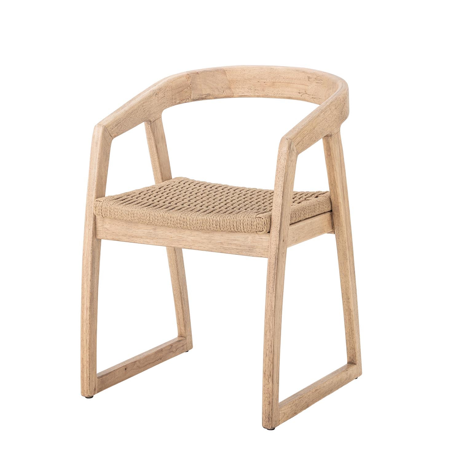 Eleganter Esszimmerstuhl aus Gummibaumholz, natürlich und modern, ideal für stilvolle Wohnräume, von Creative Collection.