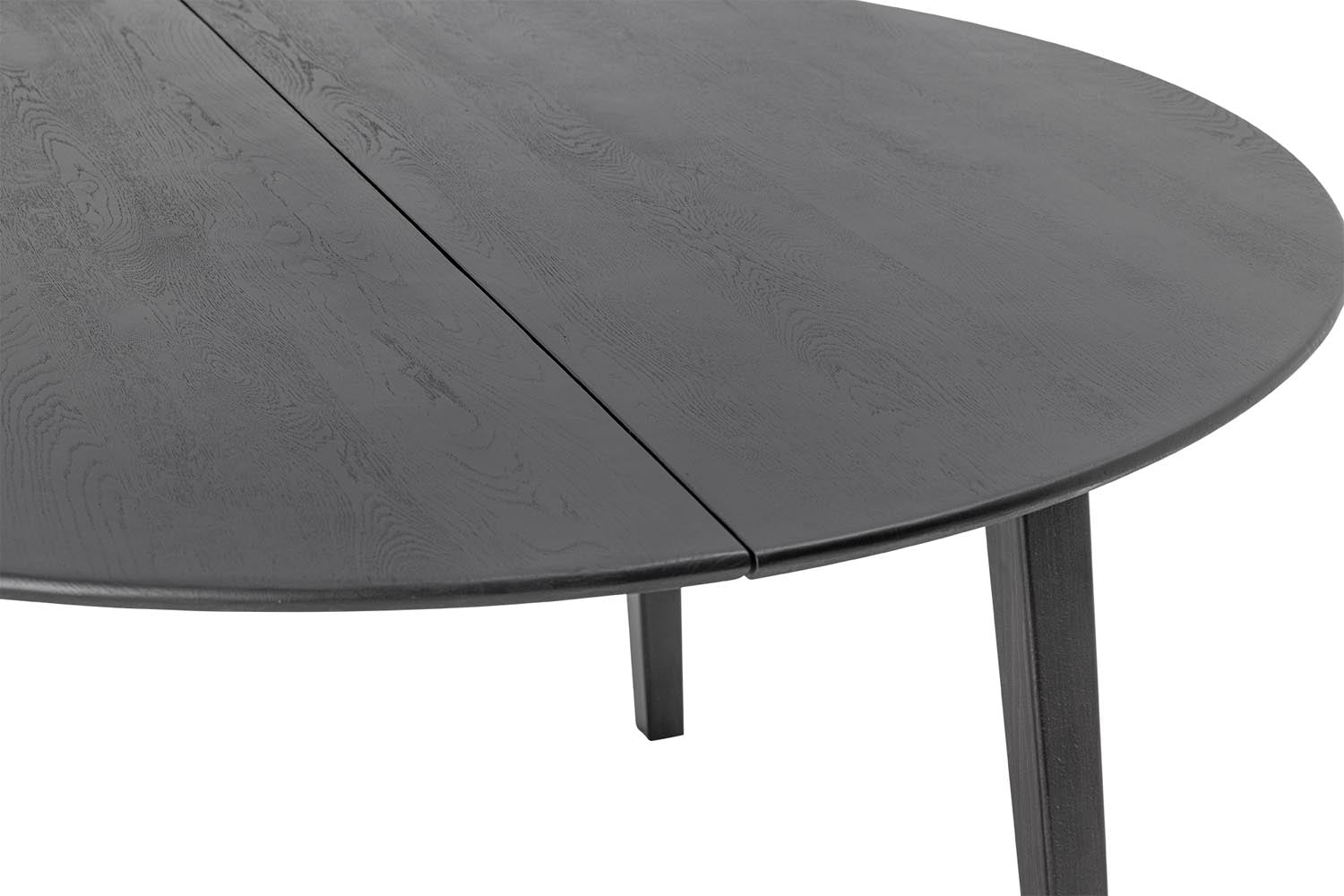 Eleganter Esstisch Peron von Bloomingville aus schwarzem FSC®-zertifiziertem Eichenholz, perfekt für moderne Wohnräume.
