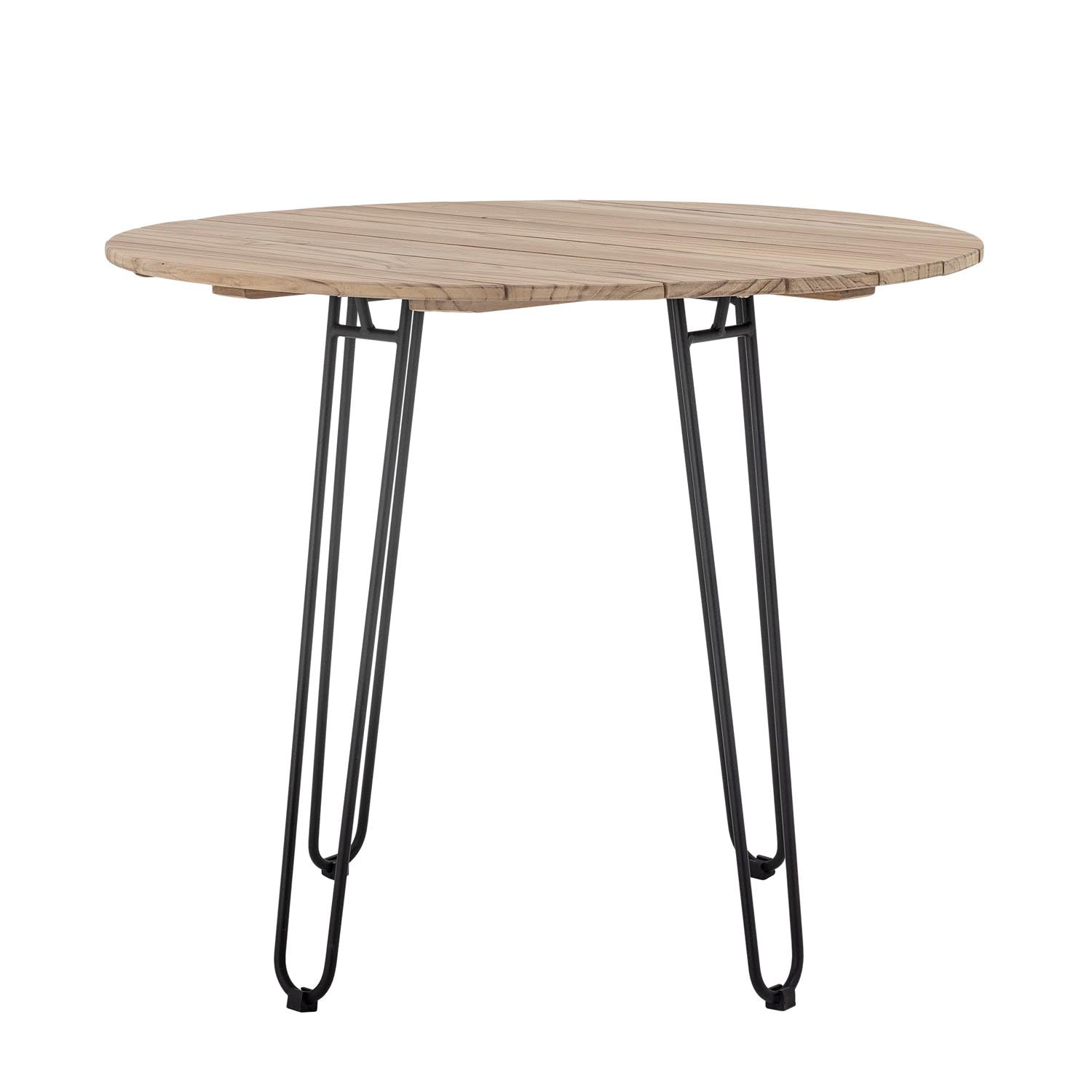Der Molito Esstisch aus Teakholz von Bloomingville besticht durch sein natürliches Design und hochwertige Verarbeitung.