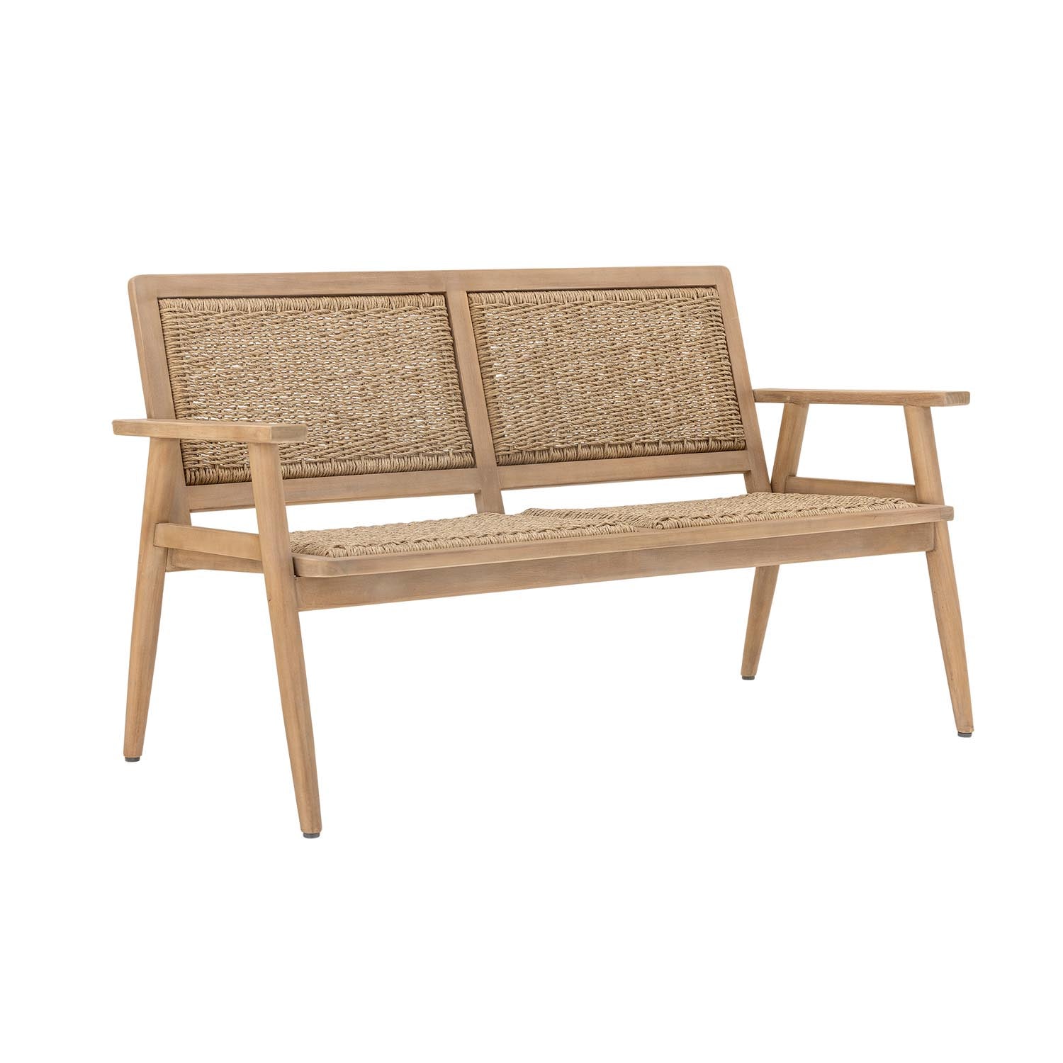 Das Sorrento Sofa aus FSC®-zertifiziertem Akazienholz vereint Nachhaltigkeit mit elegantem, natürlichem Stil für Ihr Zuhause.