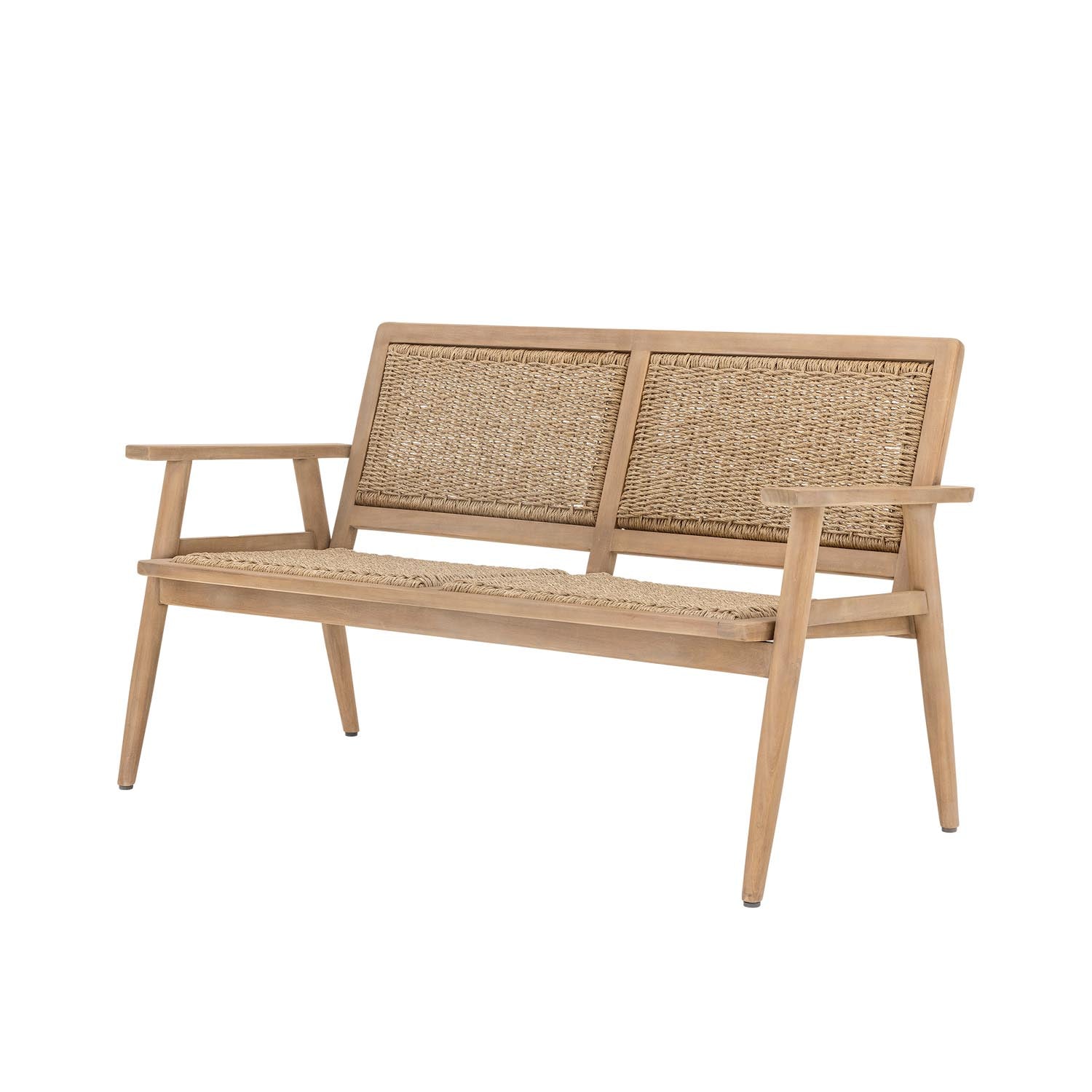 Das Sorrento Sofa aus FSC®-zertifiziertem Akazienholz vereint Nachhaltigkeit und stilvolles Design für Ihr gemütliches Zuhause.