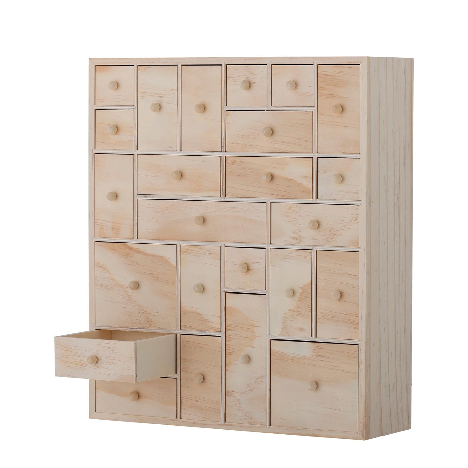 Die Valery Aufbewahrungsbox aus FSC®-zertifiziertem Kiefernholz bietet nachhaltige Eleganz und praktischen Stauraum von Bloomingville.