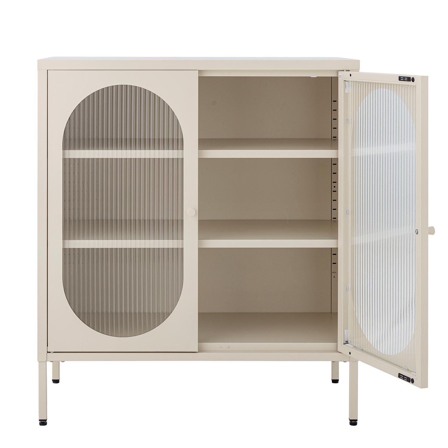 Das Salvo Kabinett von Bloomingville kombiniert Naturholz mit Metall, perfekt für moderne und elegante Wohnräume.