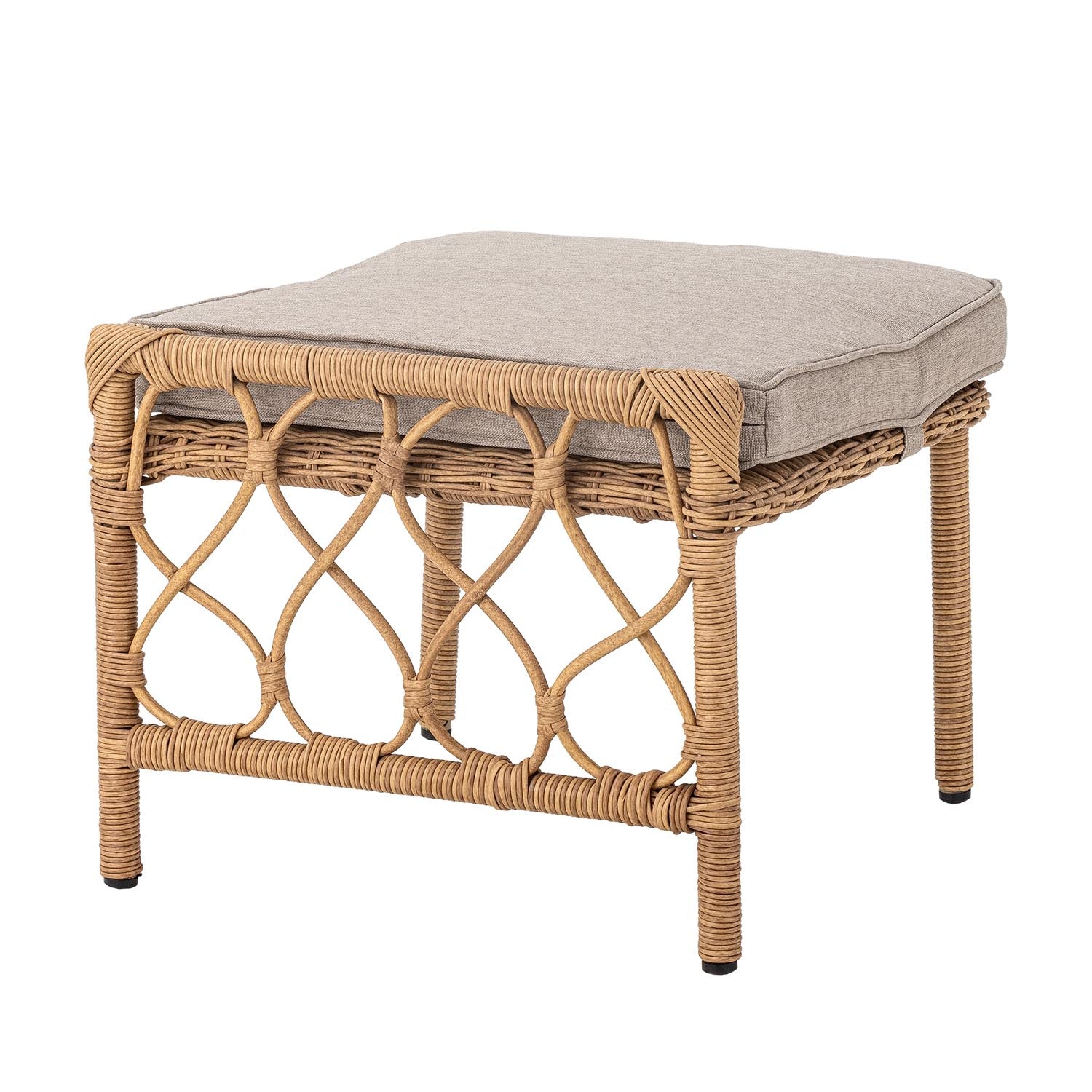 Belluce Sessel aus natürlichem Polyrattan von Bloomingville, stilvoll und bequem, ideal für moderne Wohnräume.