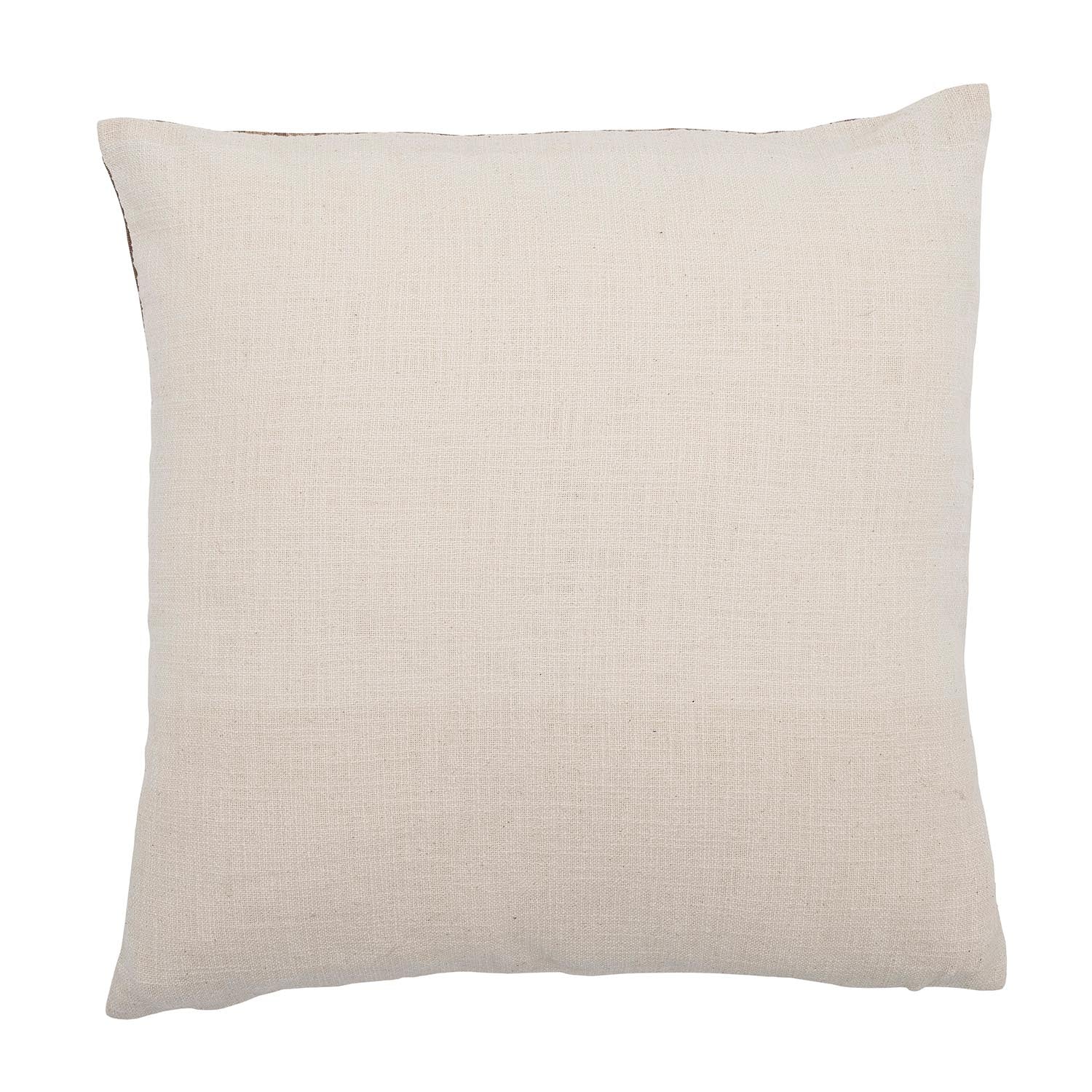 Das Witham Kissen von Bloomingville in Braun aus Baumwolle ist stilvoll und bequem, ideal für ein gemütliches Wohnambiente.