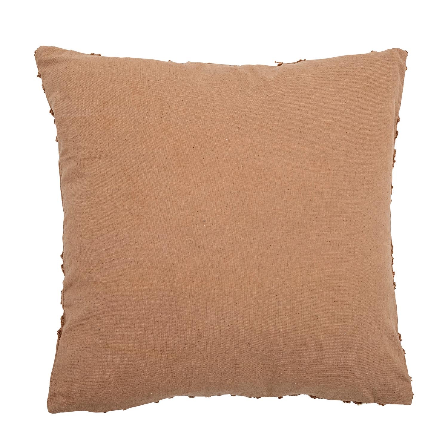 Das braune Watton Kissen von Bloomingville aus Baumwolle vereint Komfort und Stil, ideal für ein gemütliches Wohnambiente.