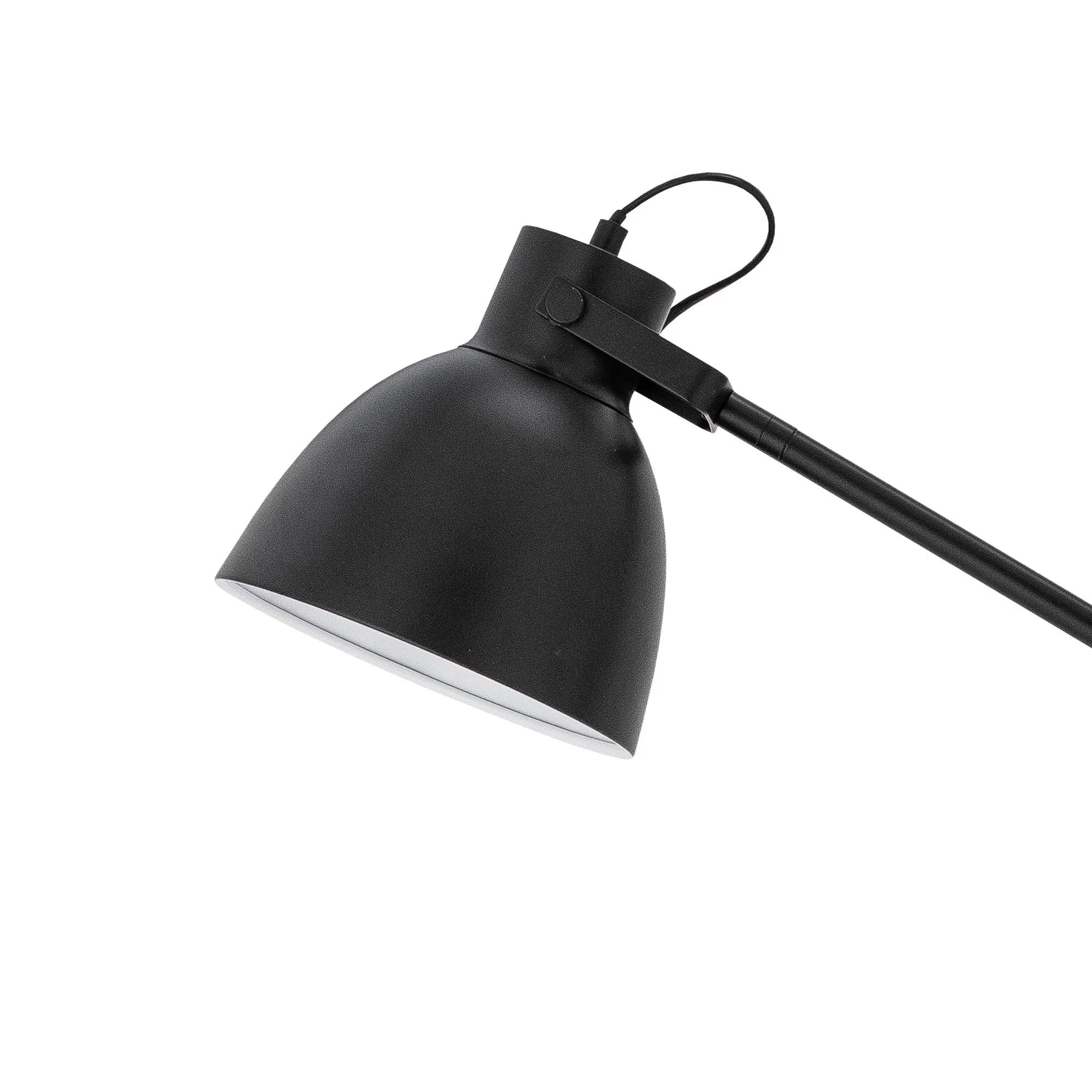 Barca Stehlampe, Schwarz, Metall, Stehleuchte, KAQTU Design