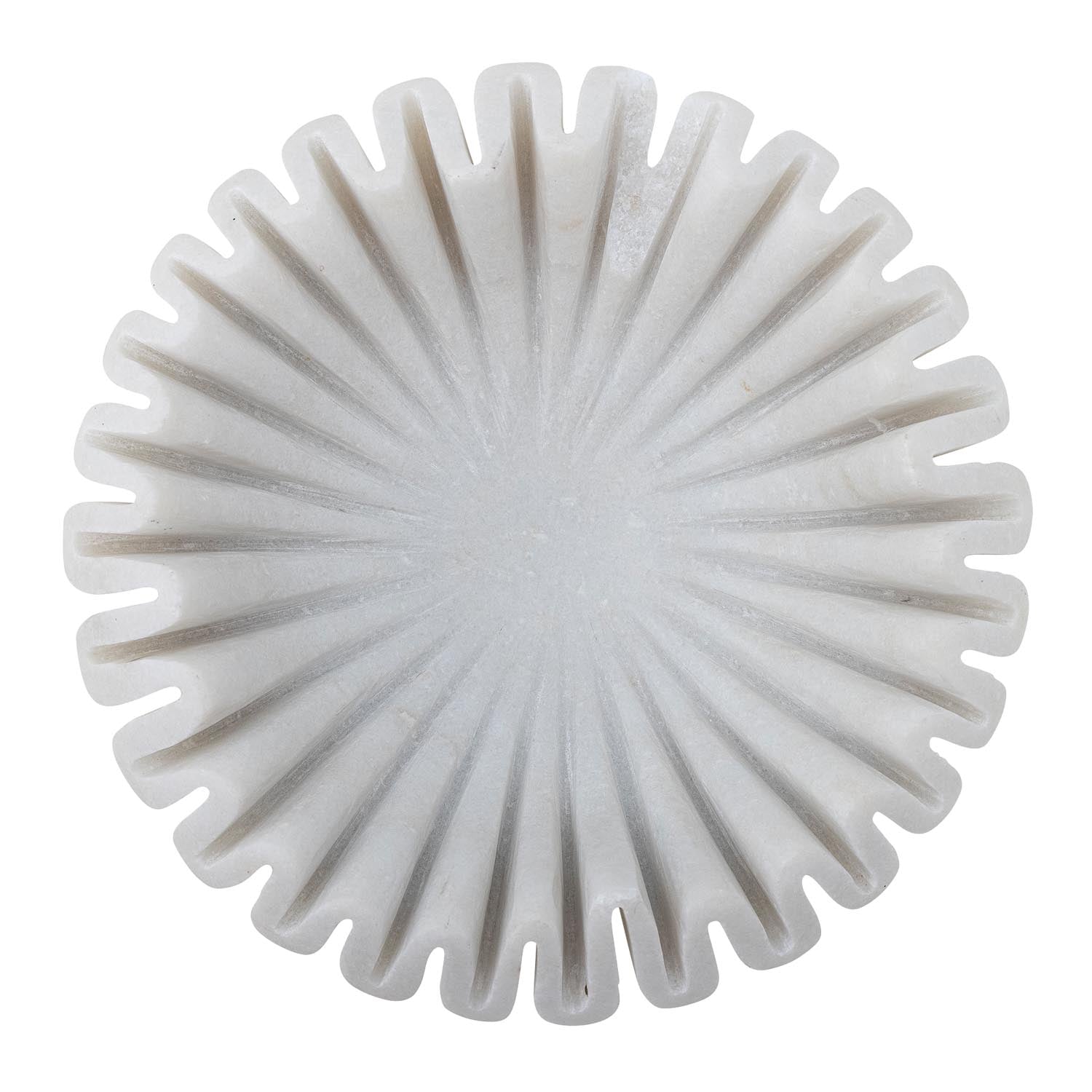 Die Harmonia Schale von Bloomingville aus weißem Marmor vereint schlichte Eleganz mit Funktionalität für jeden Wohnstil.
