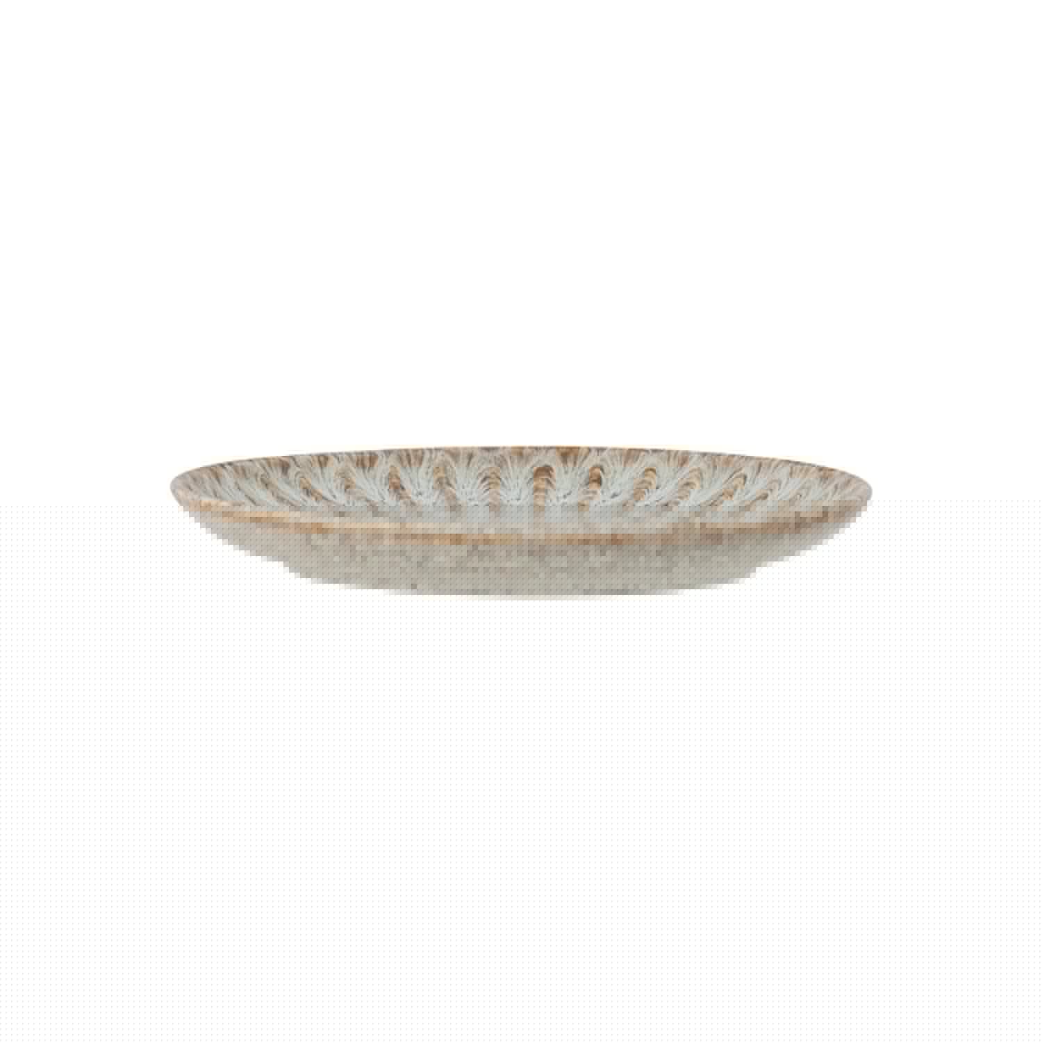 Fleur Teller aus natürlichem Steingut von Creative Collection, perfekt für elegante und moderne Tischarrangements.