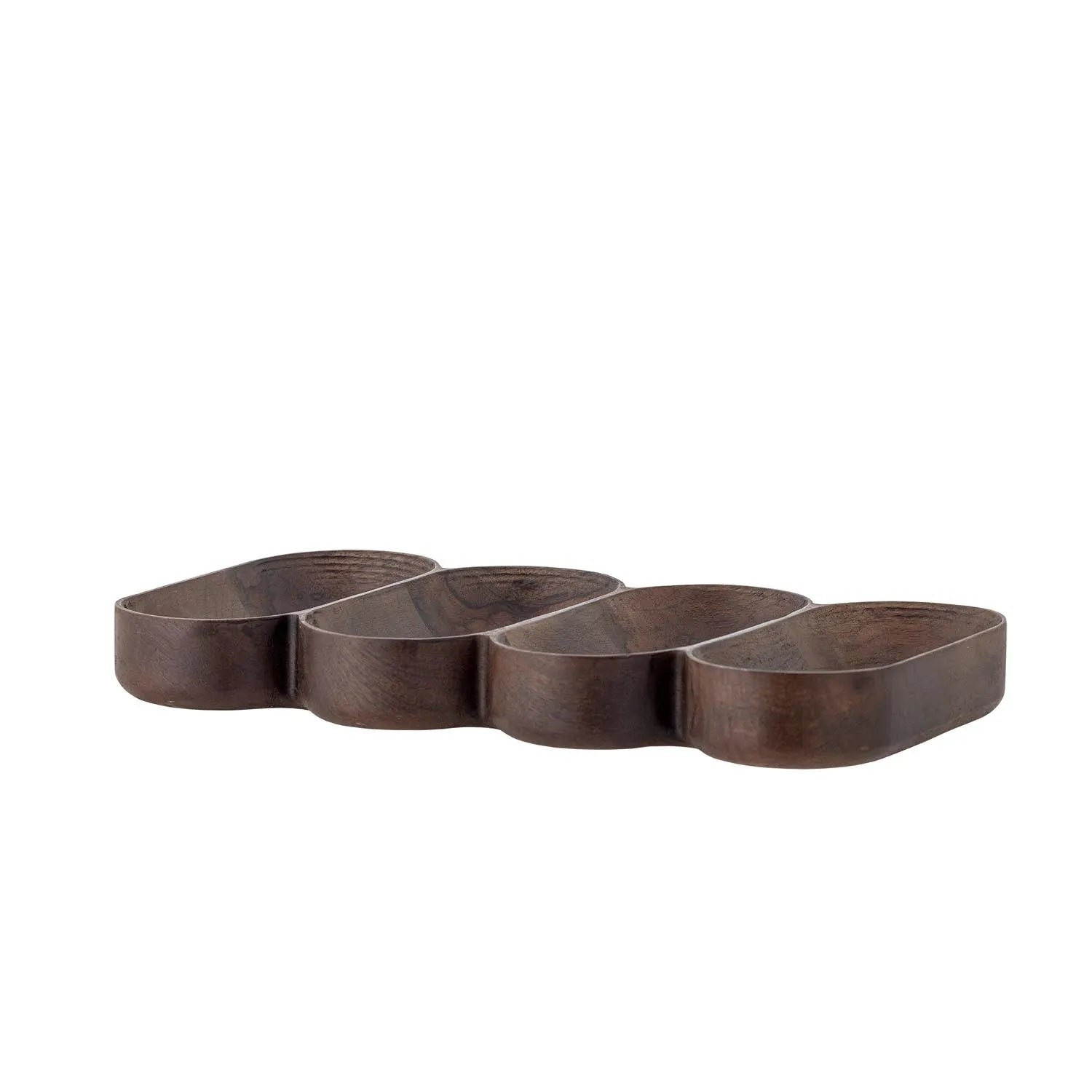 Das Maluna Serviertablett aus braunem Mangoholz von Bloomingville ist stilvoll, langlebig und ideal für Servieren und Dekoration.
