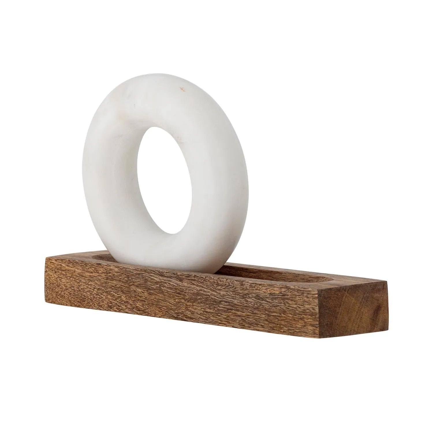 Hochwertiger Mörser aus Mangoholz mit Stößel, ideal zum Zerkleinern von Gewürzen. Natürliches Design, stilvoll und funktional.