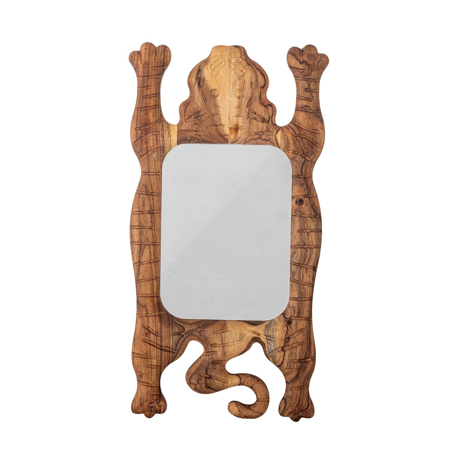 Marga wall mirror, <tc>Braun</tc>, acacia