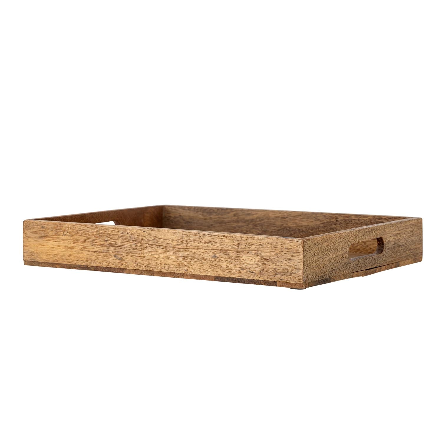 Das Katalyn Serviertablett aus FSC-zertifiziertem Mangoholz von Bloomingville besticht durch seine natürliche Eleganz und Vielseitigkeit.