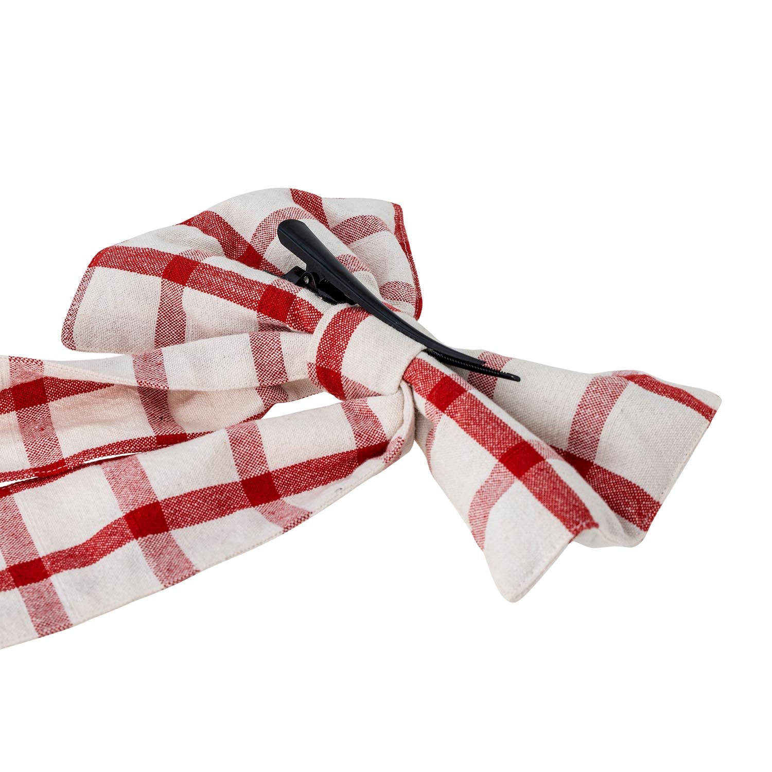 Ruby Dekoration Schleife, Rot, Baumwolle in Rot präsentiert im Onlineshop von KAQTU Design AG. Kunstgegenstände ist von Bloomingville