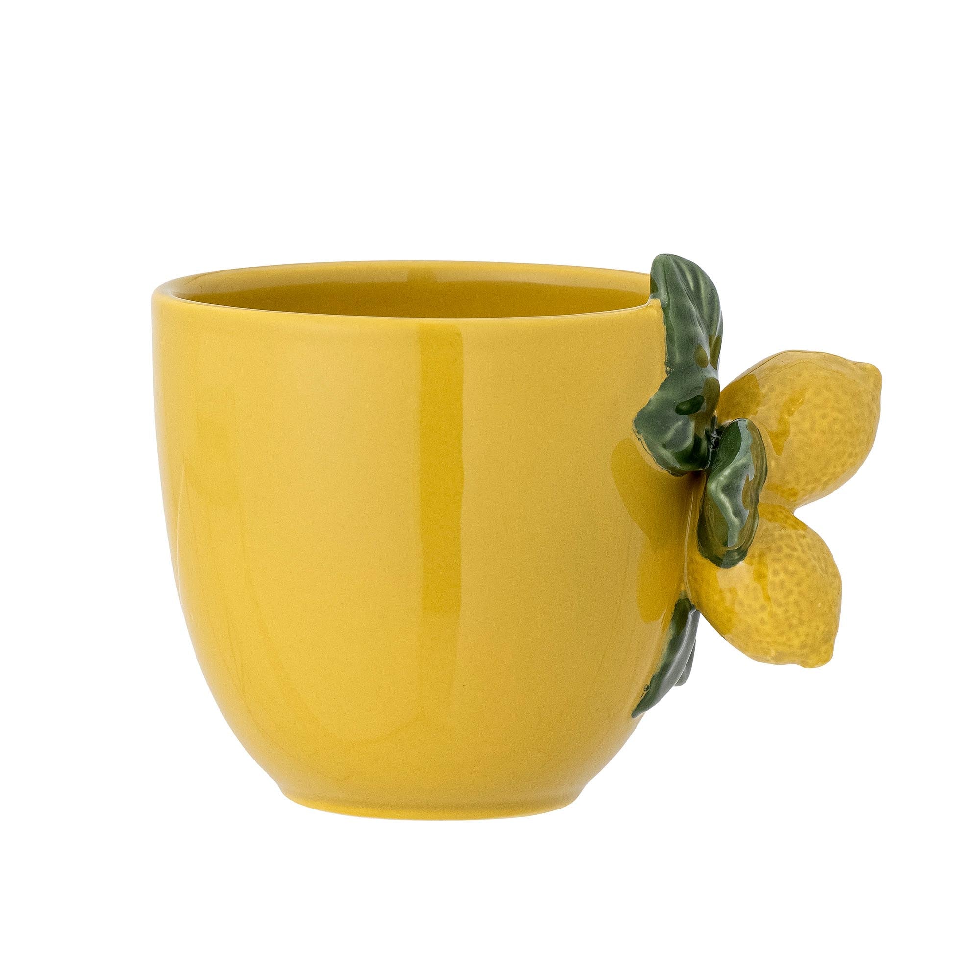 Limone Tasse, Gelb, Steingut in Yellow präsentiert im Onlineshop von KAQTU Design AG. Tasse ist von Bloomingville