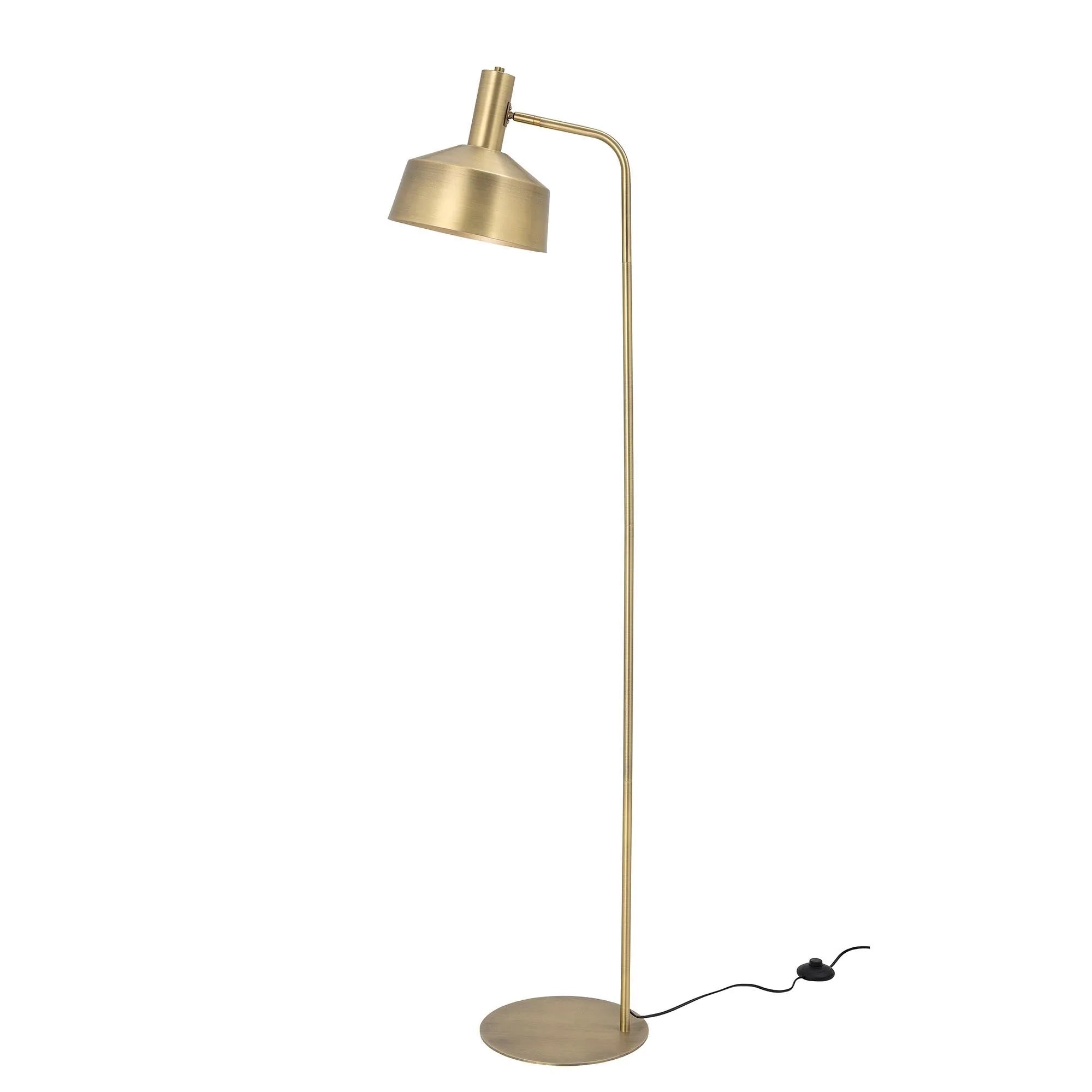 Lissa Stehlampe, Brass, Metall, Stehleuchte, KAQTU Design