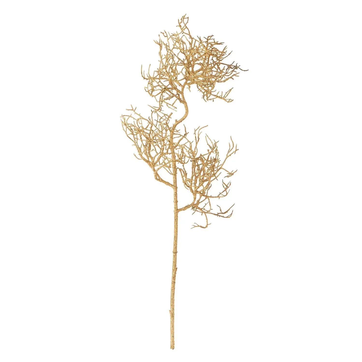 Eleganter Coral Stiel von Bloomingville: Goldene, pflegeleichte Kunstblume für luxuriöse, vielseitige Dekorationen.
