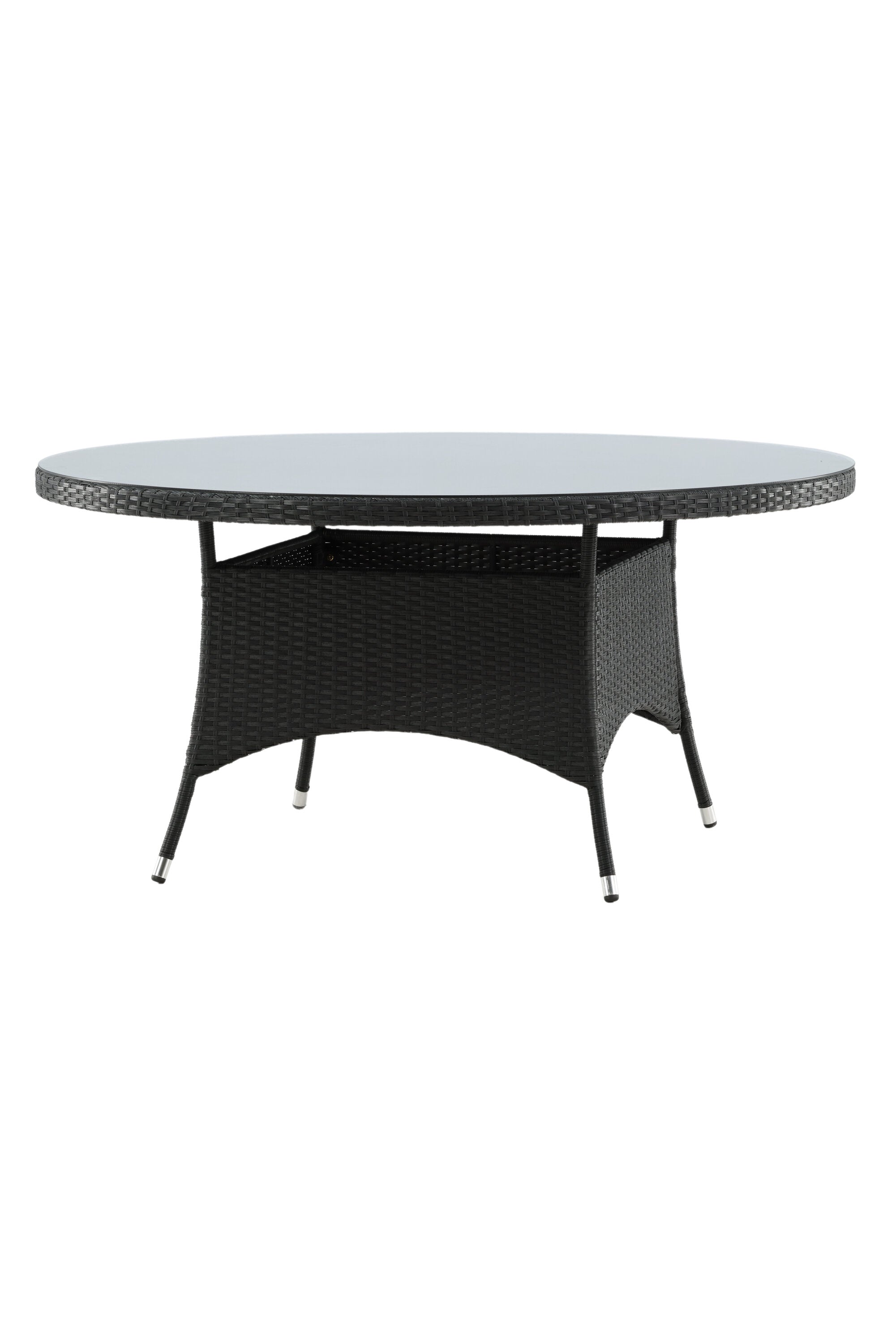 Volta Gartentisch rund in Schwarz präsentiert im Onlineshop von KAQTU Design AG. Gartentisch ist von Venture Home