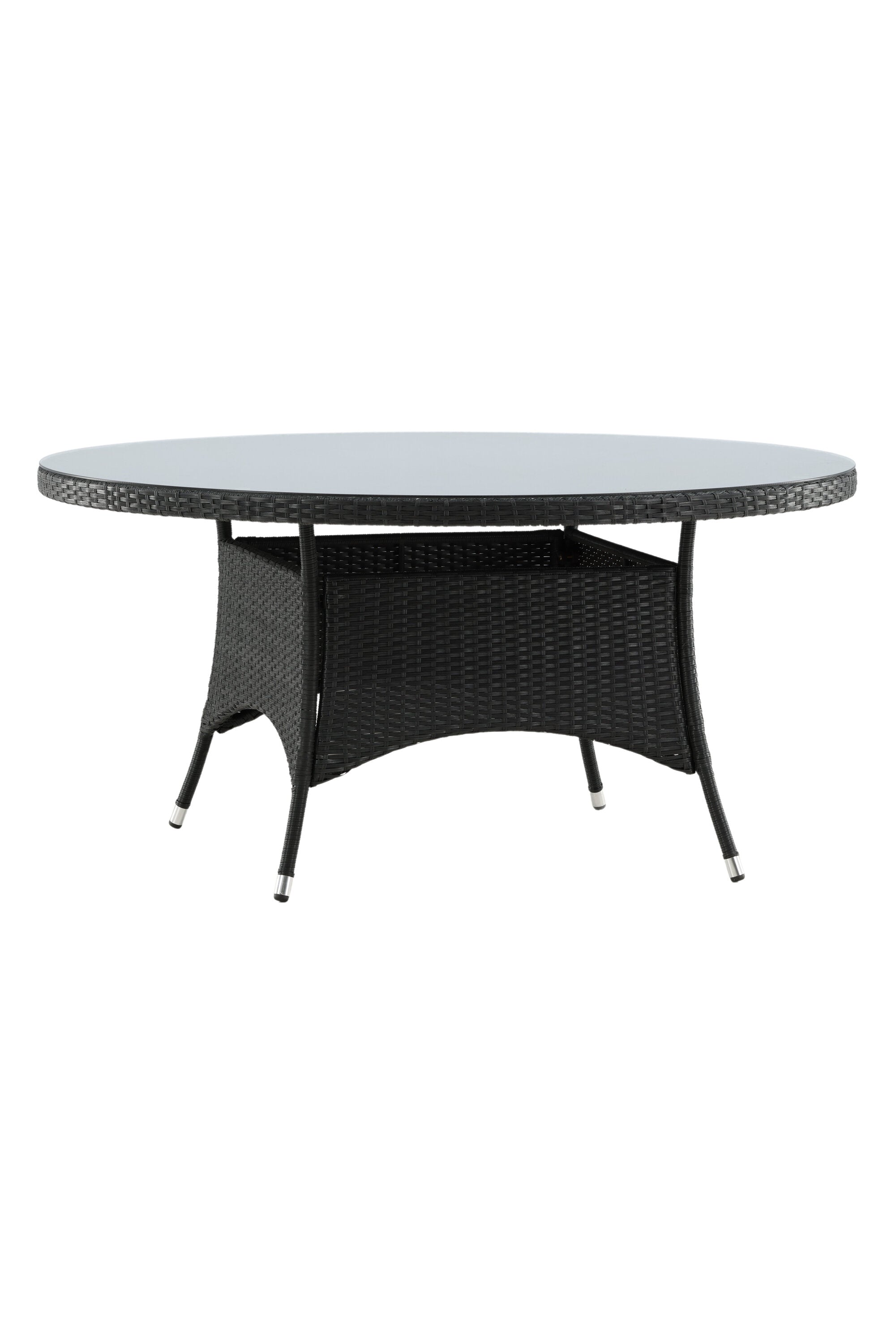 Volta Gartentisch rund in Schwarz präsentiert im Onlineshop von KAQTU Design AG. Gartentisch ist von Venture Home